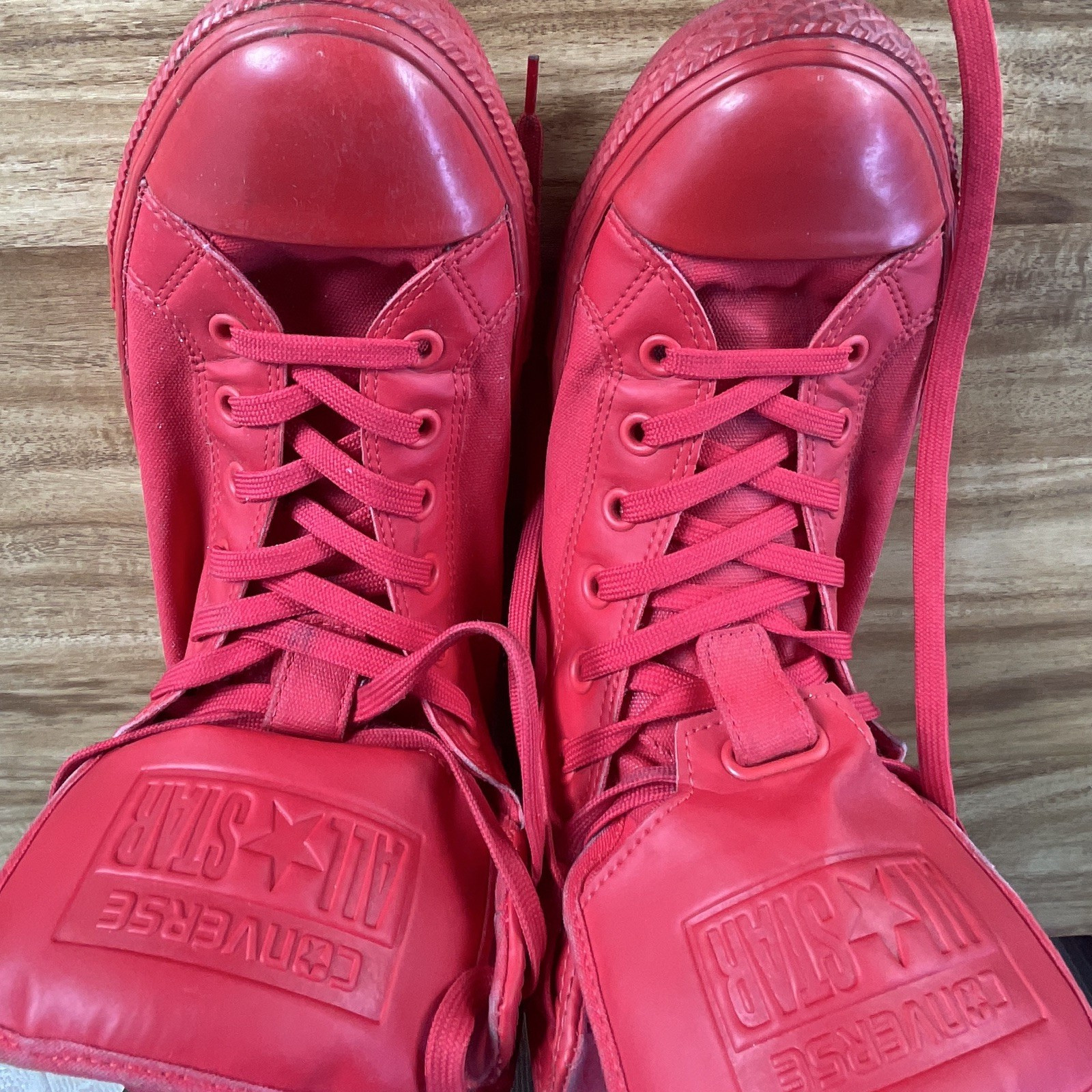 Converse Chuck Taylor Guard Men’s High-Top Sneakers Red/Red Lace-Up 145342C