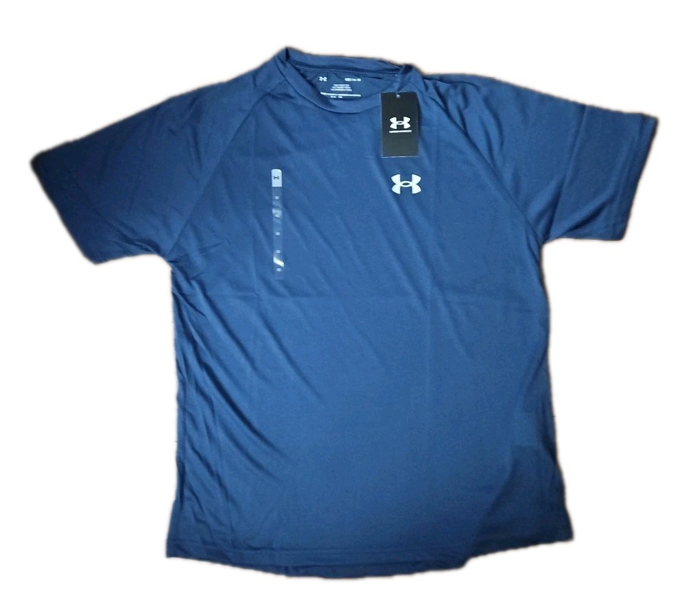 Under Armour Tech Tee Loose Men’s T-Shirt Short Sleeve Gray Sz Large NWT.