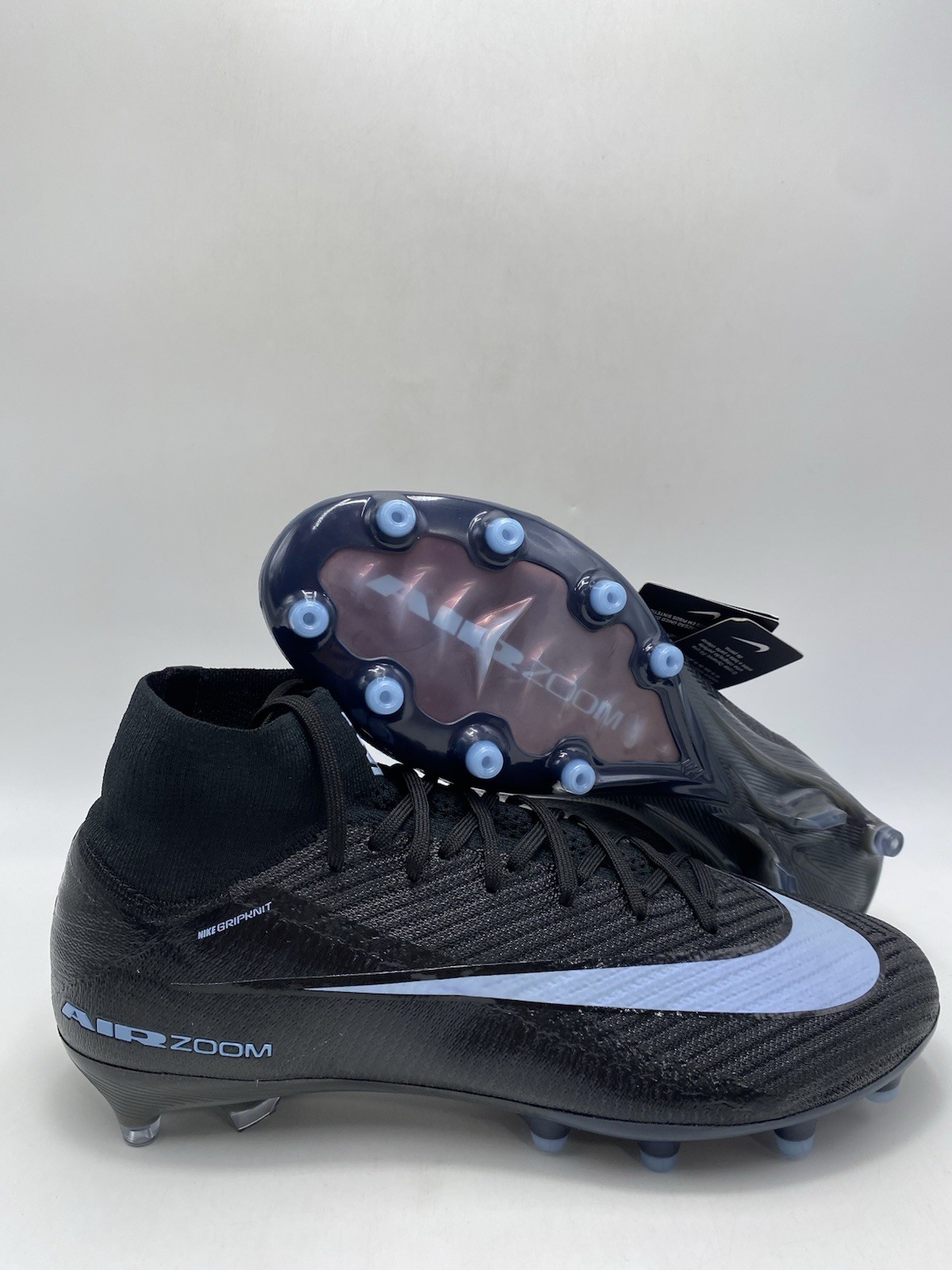 Nike ZM Superfly 10 Elite AG-Pro Black Ice Blue (FQ8339 001) Men’s Size 9