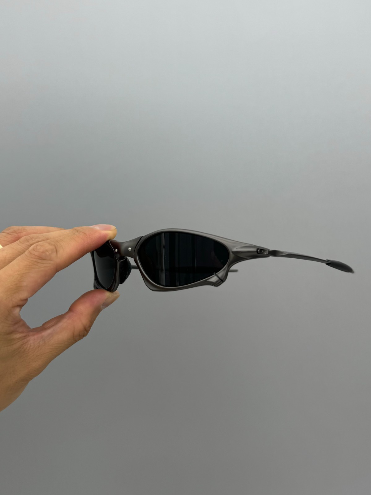 Oakley Penny & Juliet X-Mental Sunglasses Gray Frame/Black Lenses