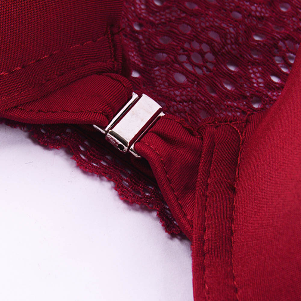 Plus Size Bra BCDDDE FFGH Front Closure Brassiere Womens Bras Sexy Lingerie US