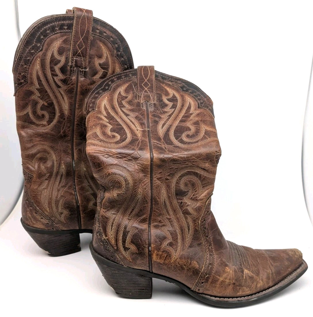 Ariat WOMEN’S 7 B Heritage Western Regular Toe Boot Caramel Model #10005908 LOOK