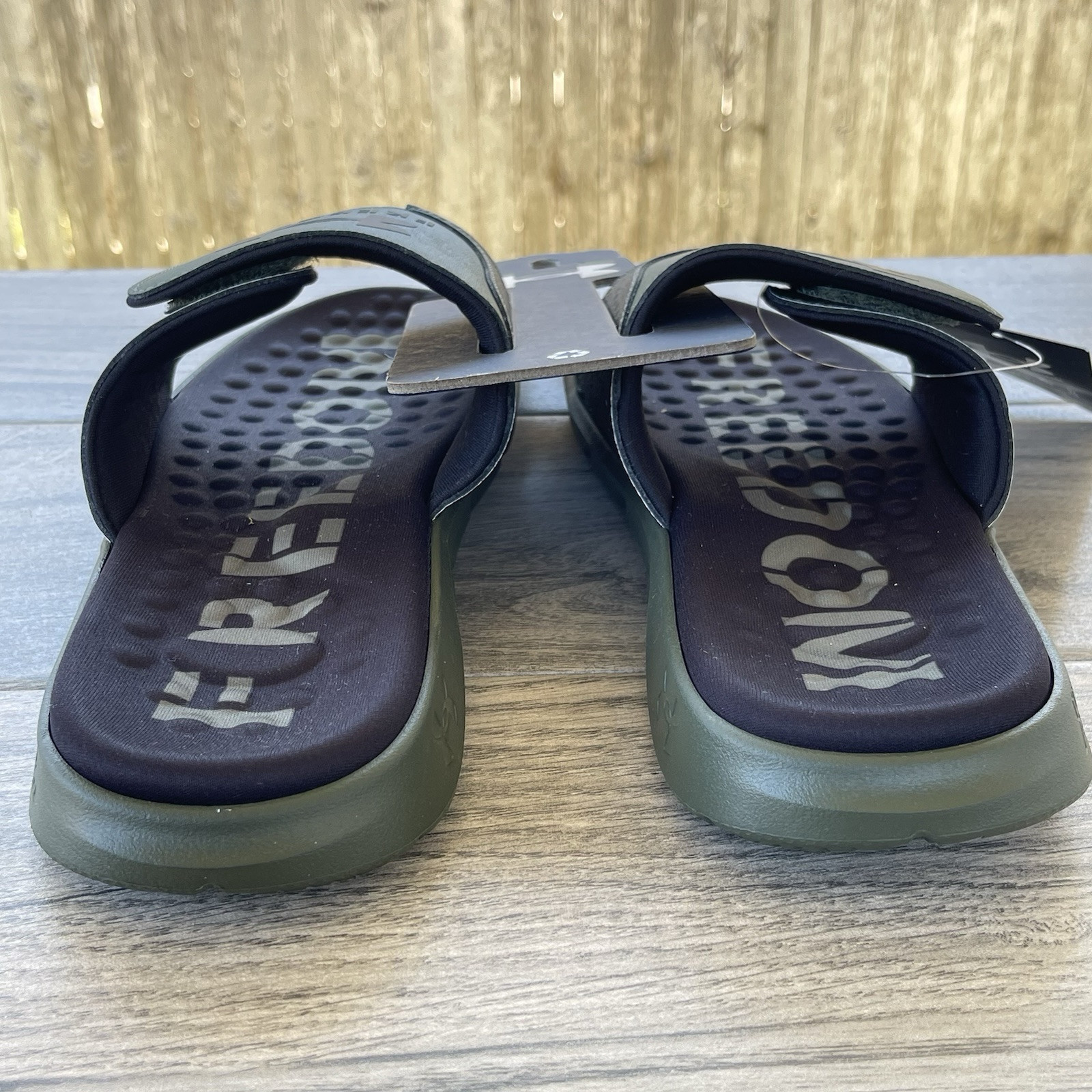 Under Armour UA Ignite Pro Slides Men 8.0 Green Camo Freedom Sandal 3026152 NEW