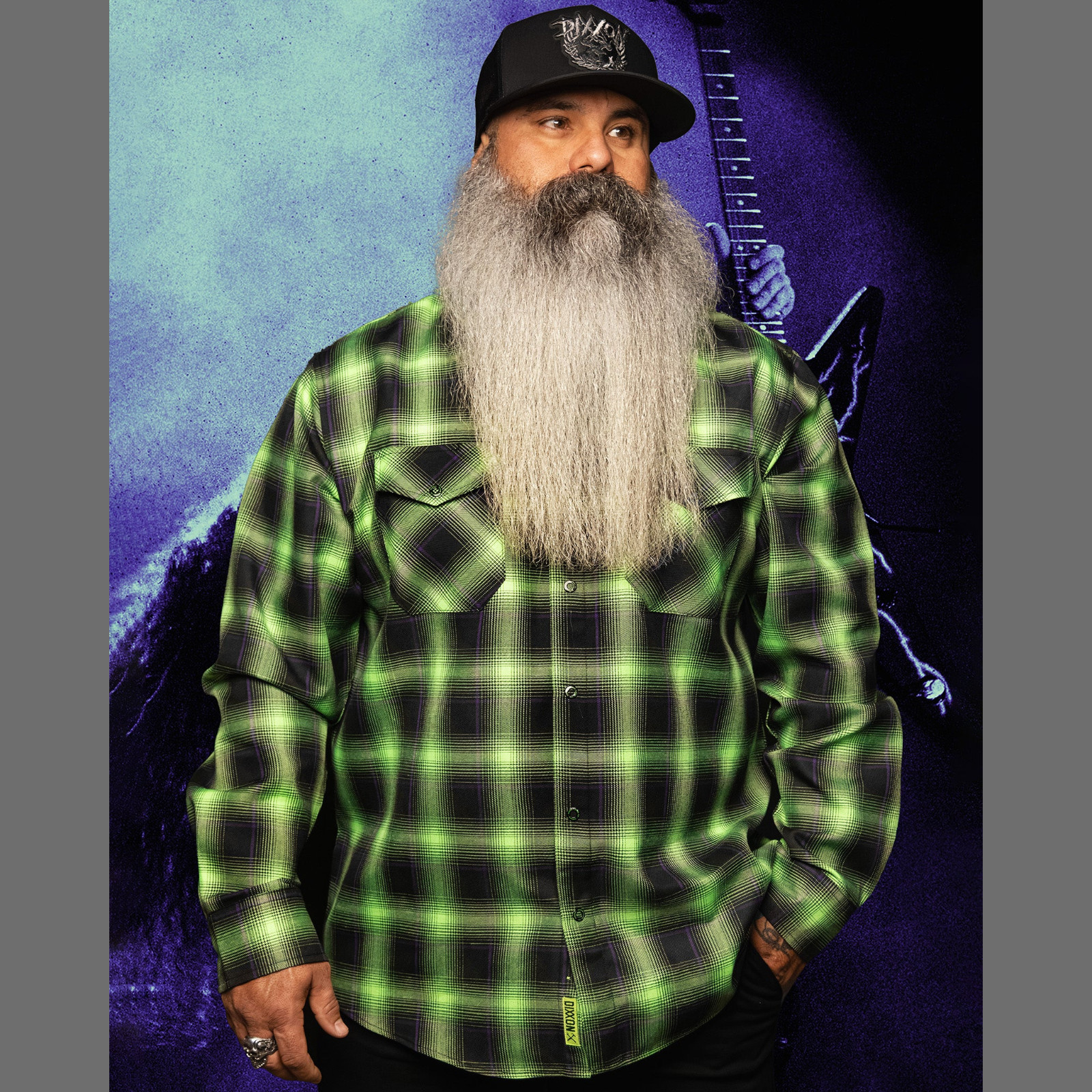 DIXXON FLANNEL x DIMEBAG DARRELL Flannel Shirt Collab – Men’s Large