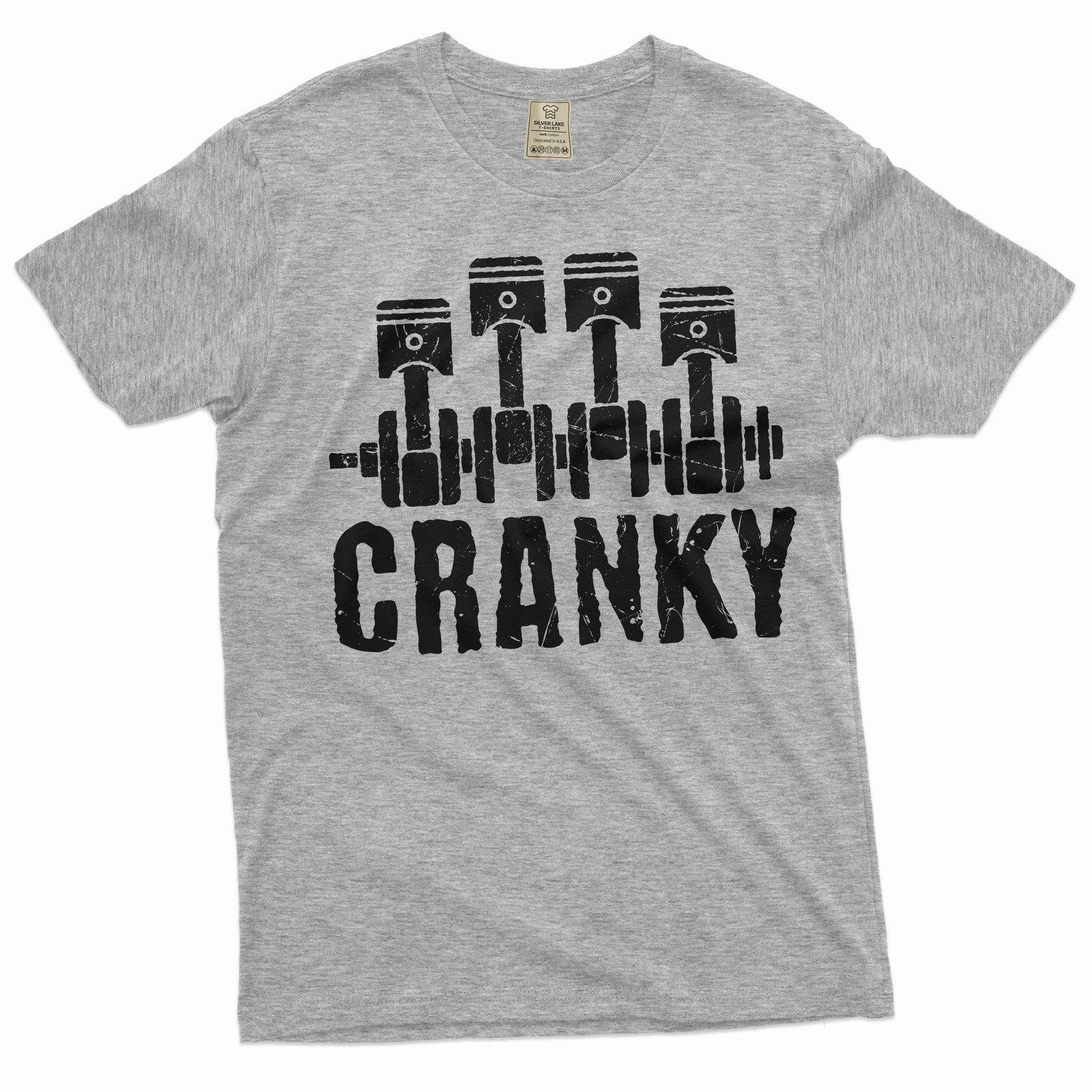 Men’s funny Mechanic Tee Engine Shirt Cranky T-Shirt Fathers day gift tee