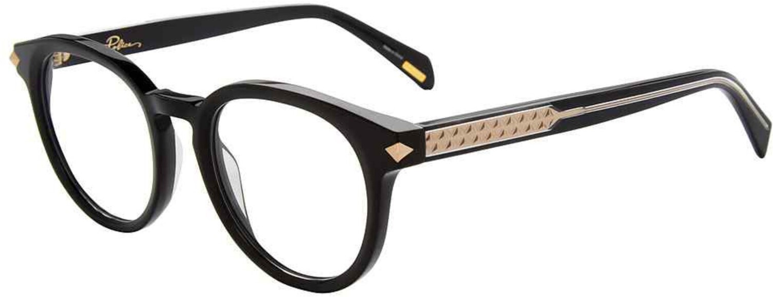 Police VPLF 30 Black 0700 Size 48 Sunglasses