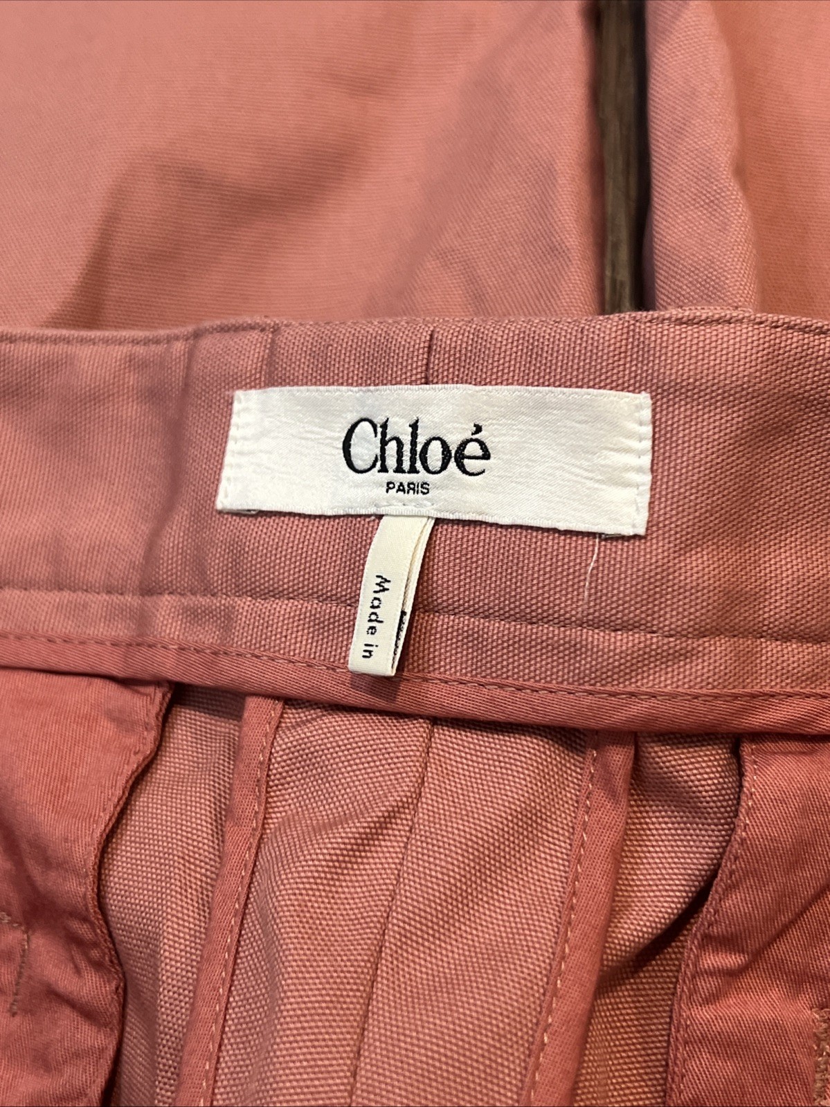 Chloé buttoned flared trousers Color Wild Pink Size 44 Retail $1,250 READ NOTES