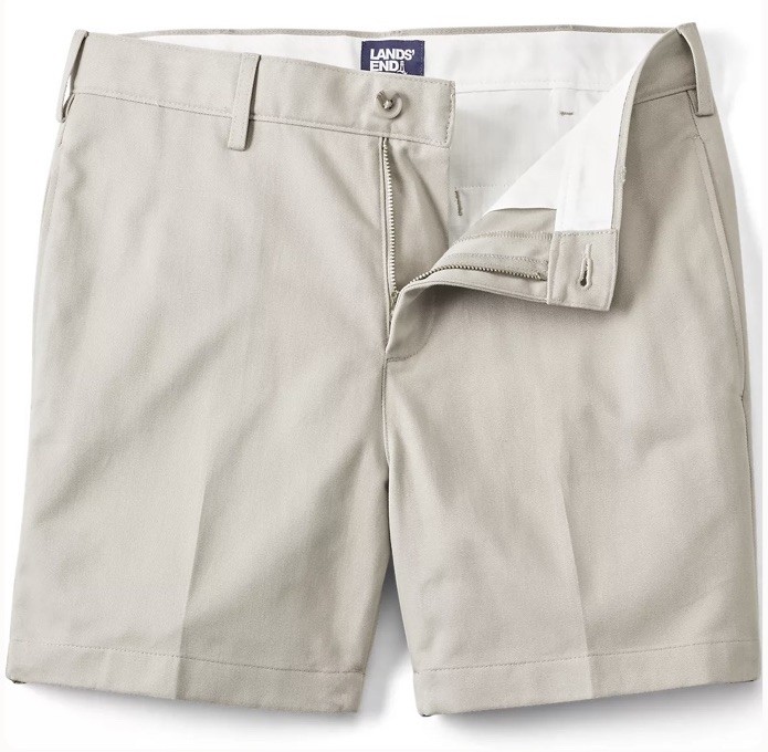 NWOT $75 LL Bean Men Shorts Classic Fit Khaki 100% Cotton Sz 31 8” Inseam