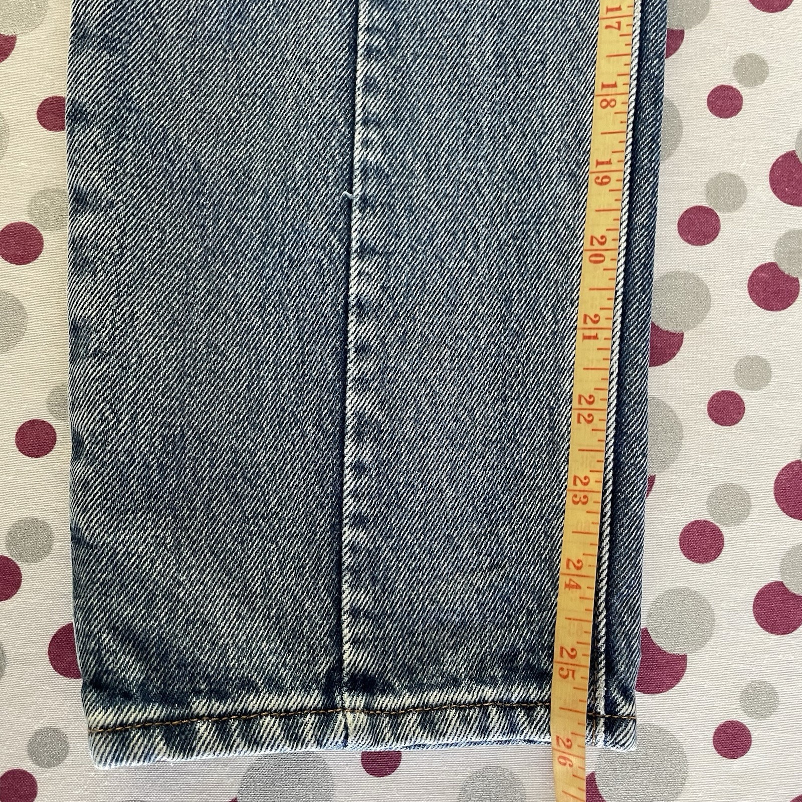 Levi’s Women’s Reworked Altered Jeans W26 L26 Cropped Blue Cotton See Pictures