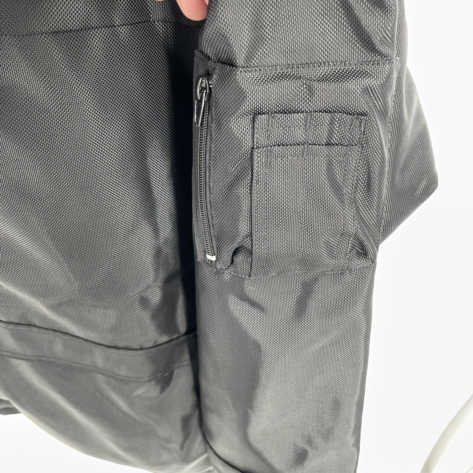 Mil-Tec Brand Men’s Size XL Tactical Jacket Rain Coat Black Hooded Pockets