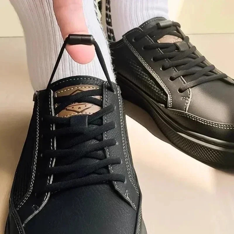 Elastic No Tie Shoelaces with Metal Lock Buckle – Quick Lock Lazy Laces for Kids