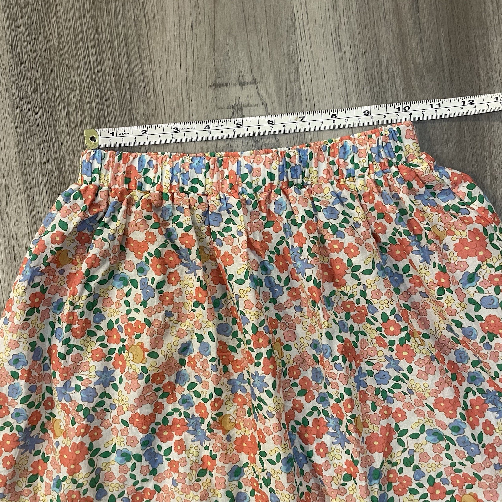 Hello Molly “So Particular” Floral Maxi Skirt Prairie Cottage Teddy Bear XS $85