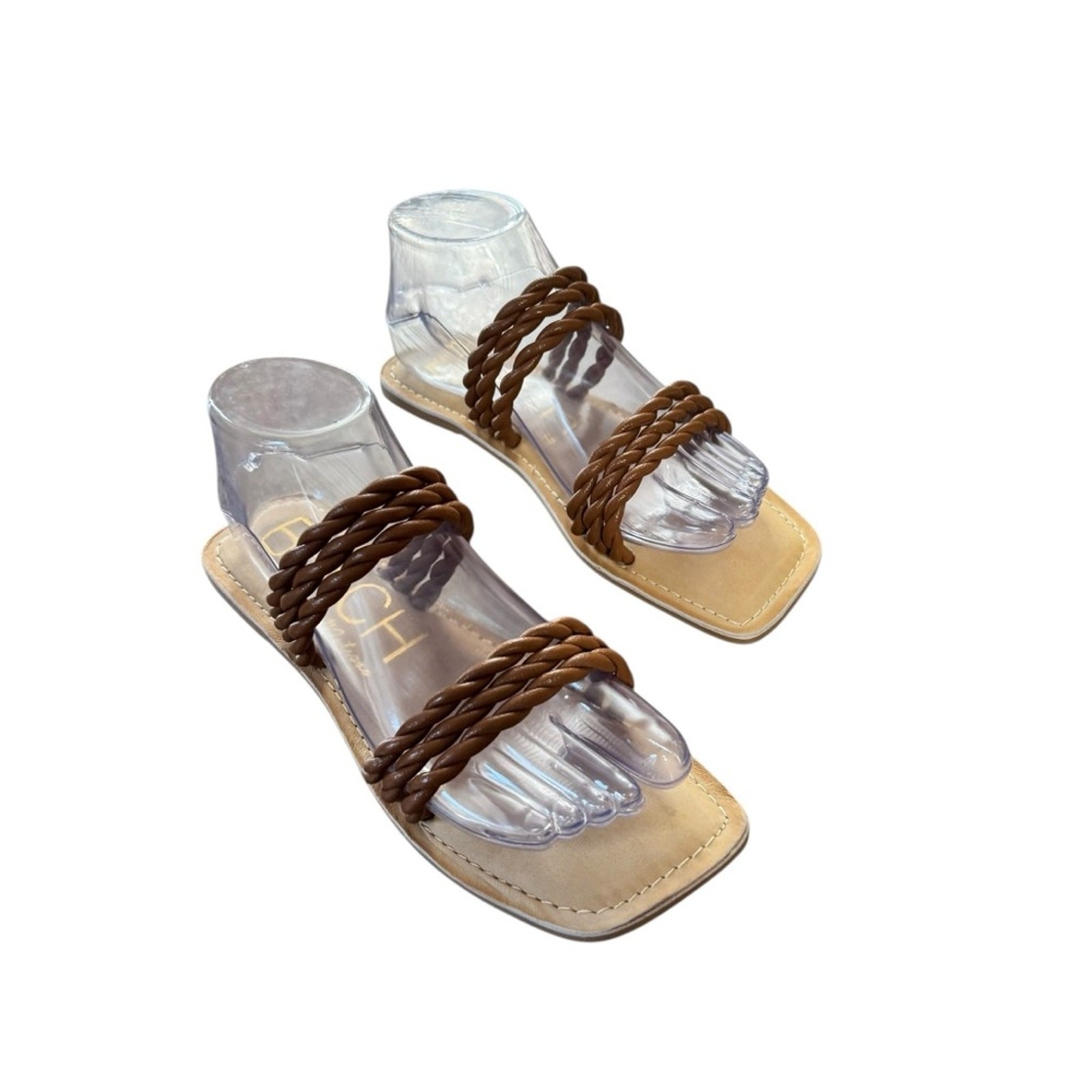 Women’s Beach By Matisse Brown Braided Sandals Approximately Size 7-7.5