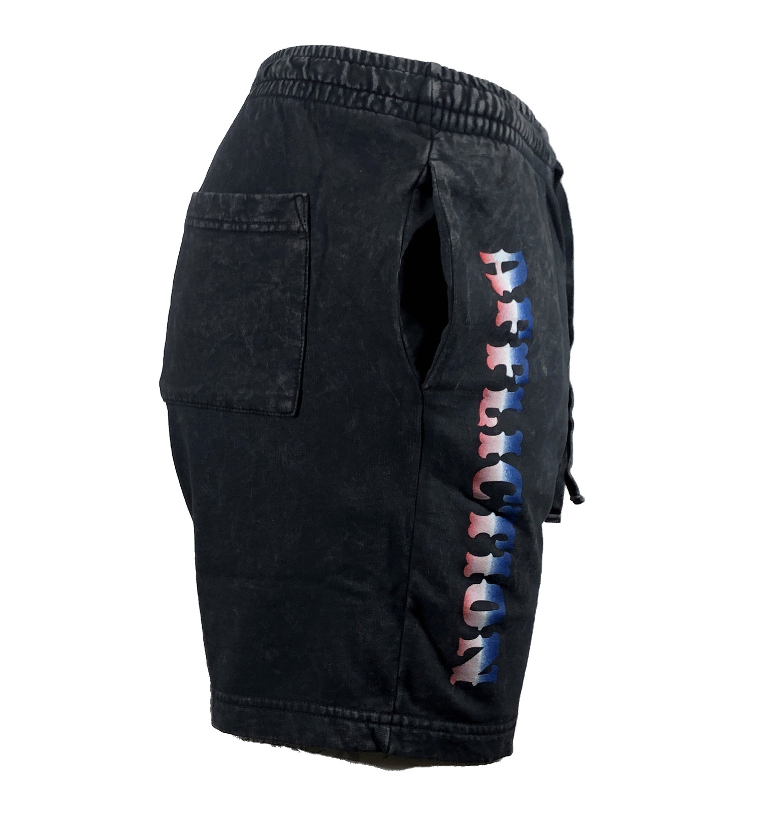 AFFLICTION KEEP THE DRIVE ALIVE Men’s Sweat short Black Biker MMA