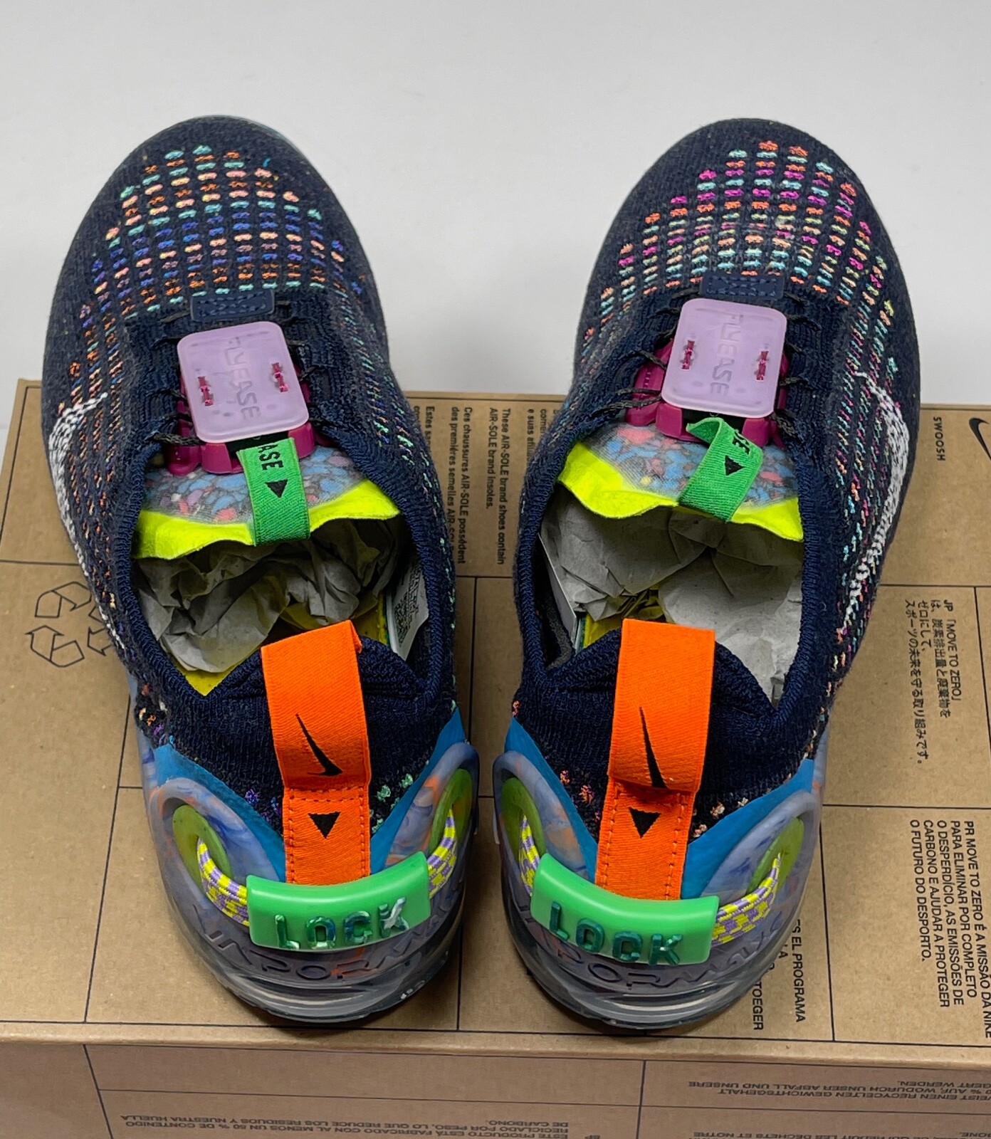 NIKE Wmns Air VaporMax 2020 Flyknit ‘Deep Royal Blue Multi CJ6741 400 W-6 M-4