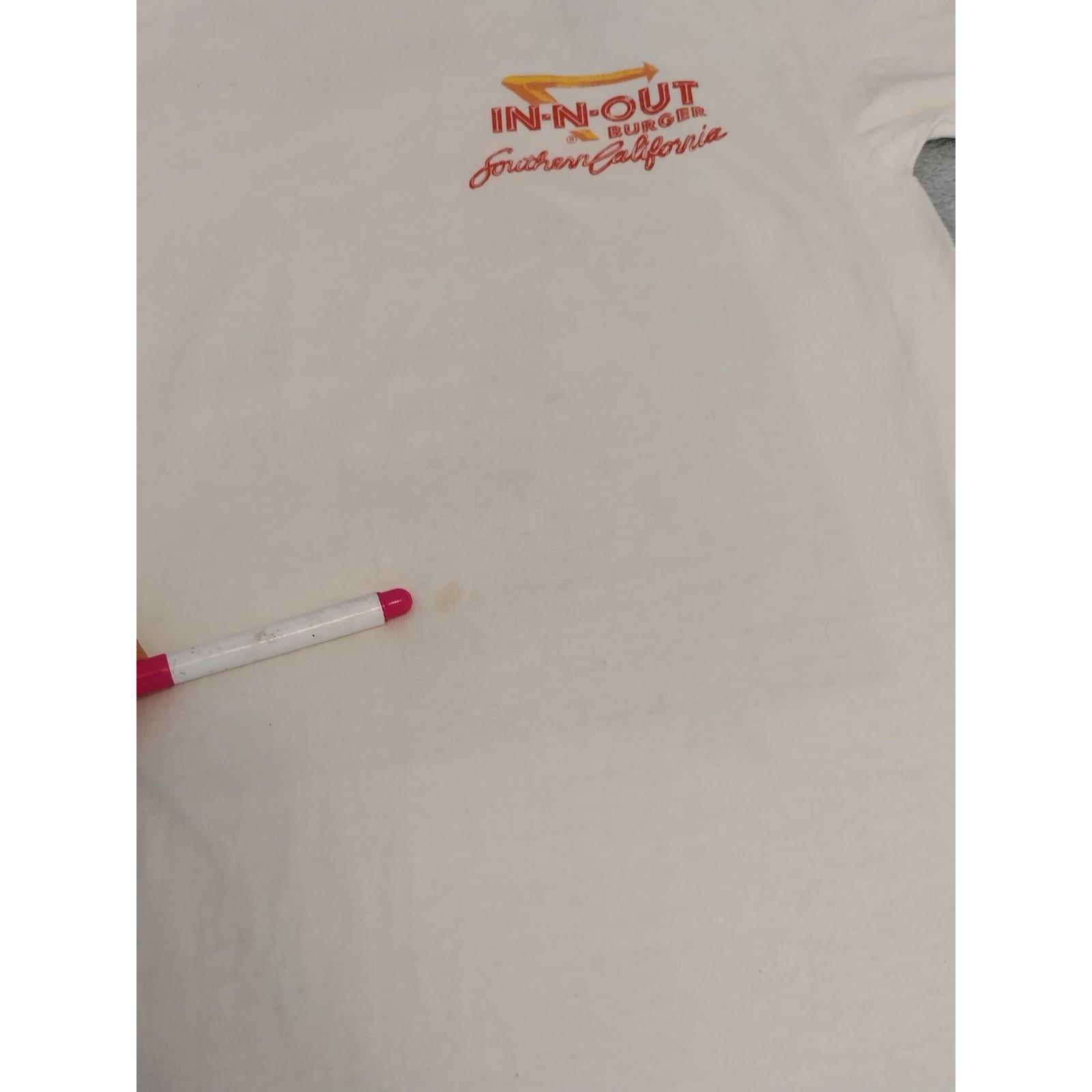 1991 In-N-Out Burger Classic Car T-Shirt Mens Large White Single Stitch