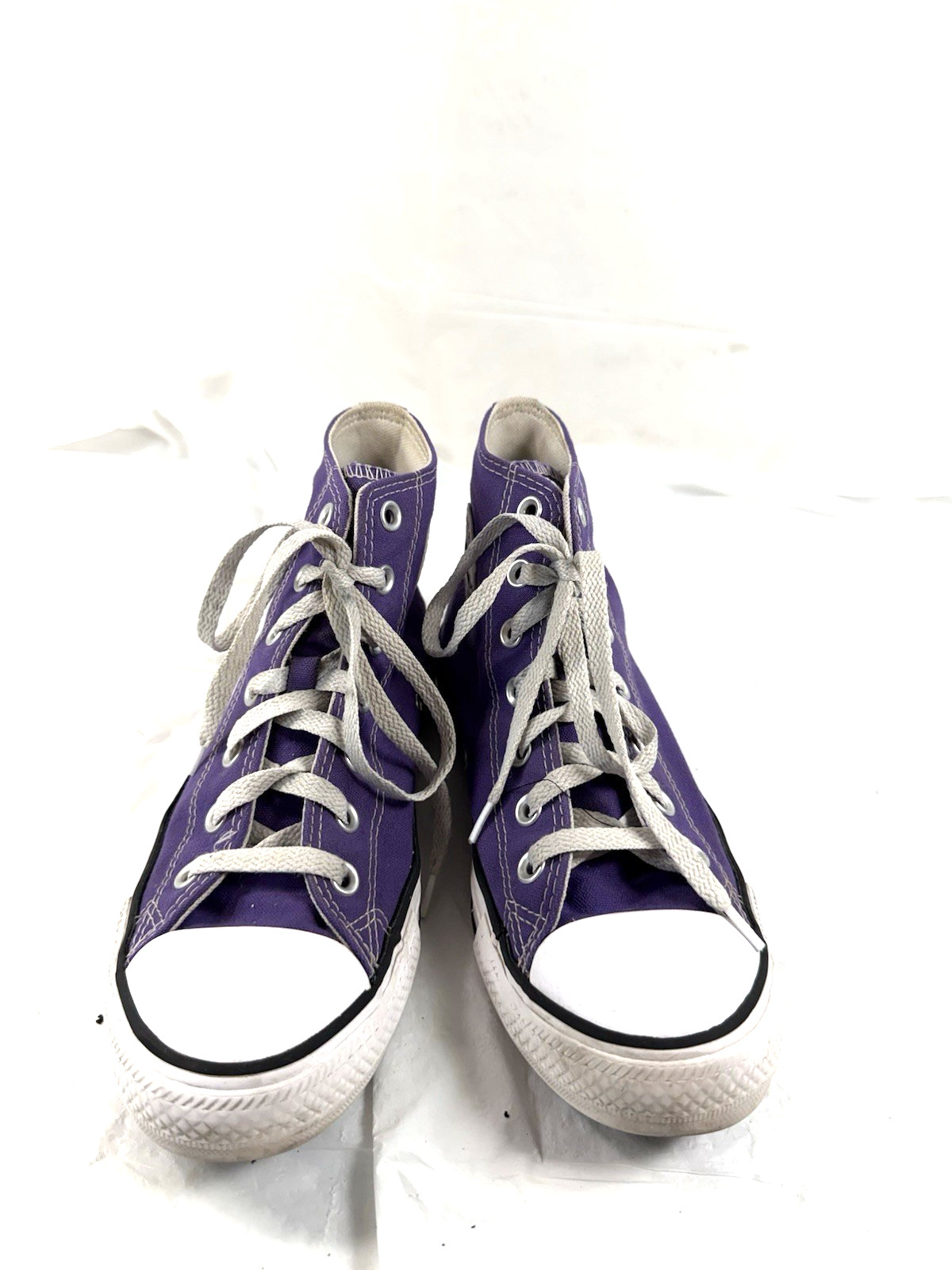 Converse Chuck Taylor All Star High Top Purple Canvas Sneakers 137833F Wo’s 8