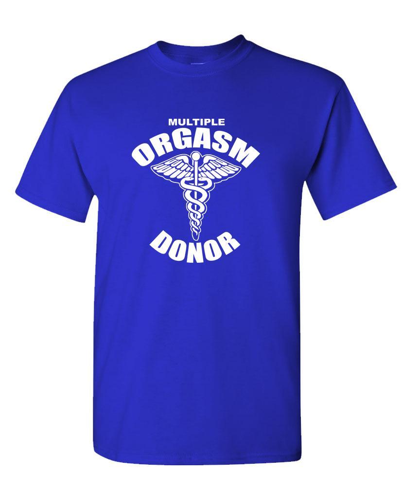 MULTIPLE ORGASM DONOR – Unisex Cotton T-Shirt Tee Shirt