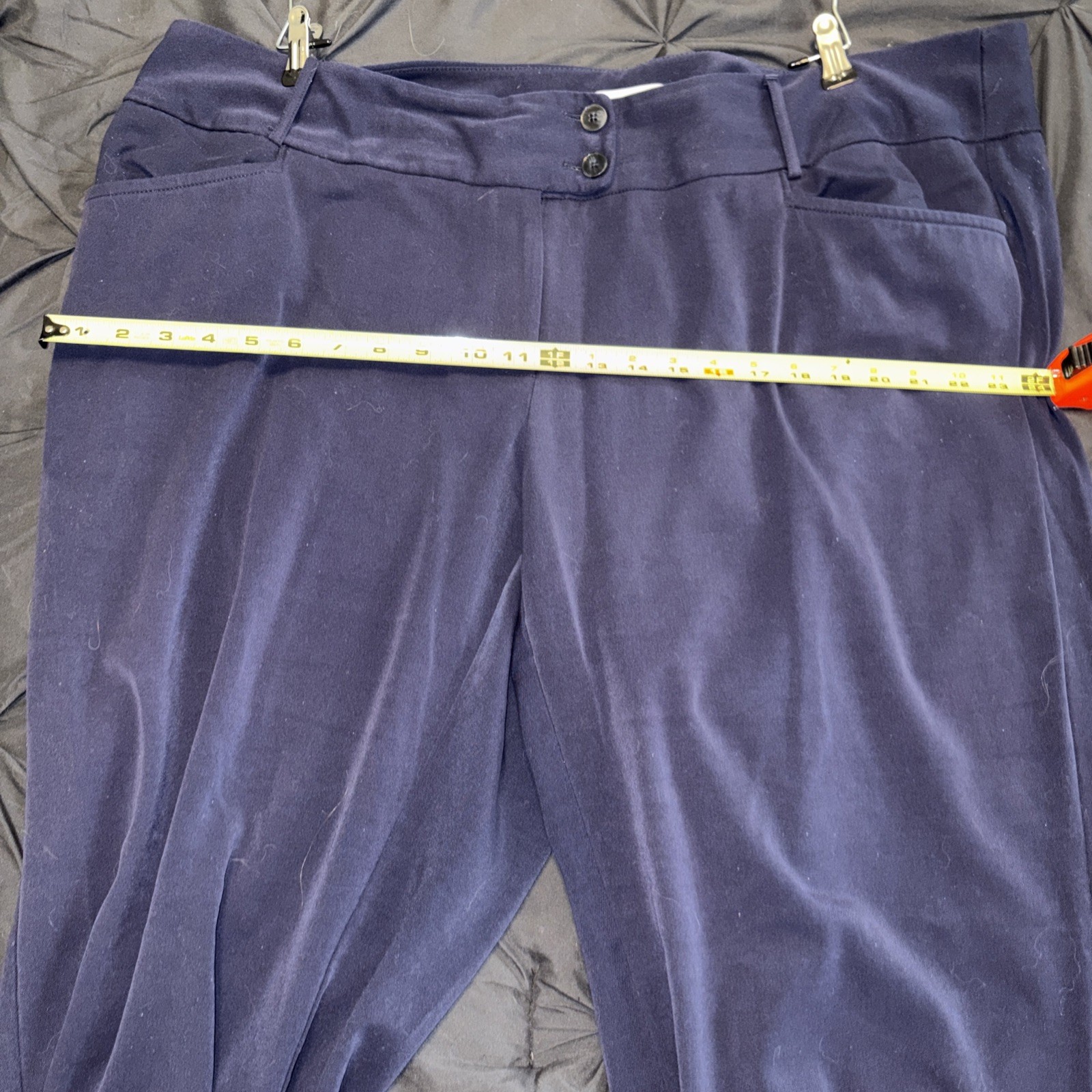 Rafaella Curvy Trouser Pants Plus Size 22W Dark blue Dress