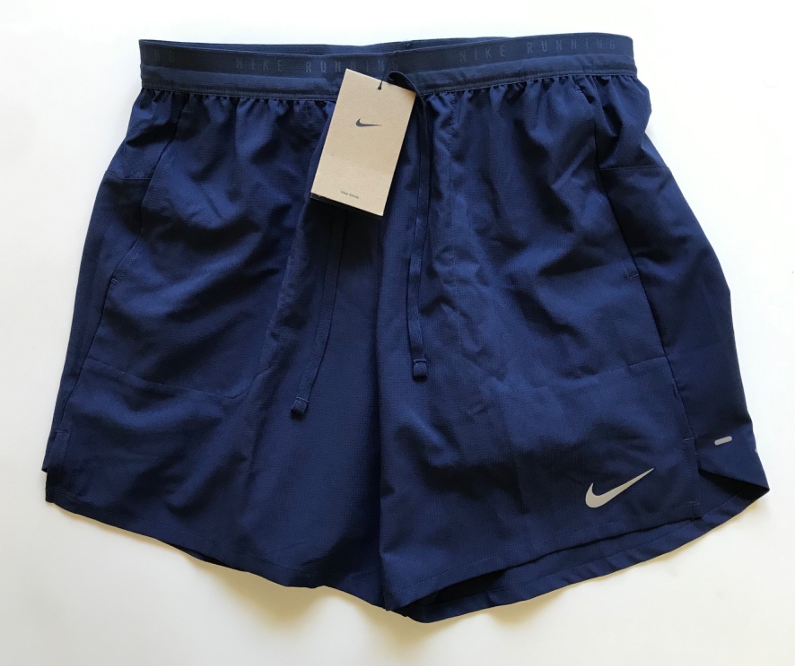 Nike Men’s Flex Stride 7” Length 2-in-1 Running Shorts IF2036 410 Navy Size L