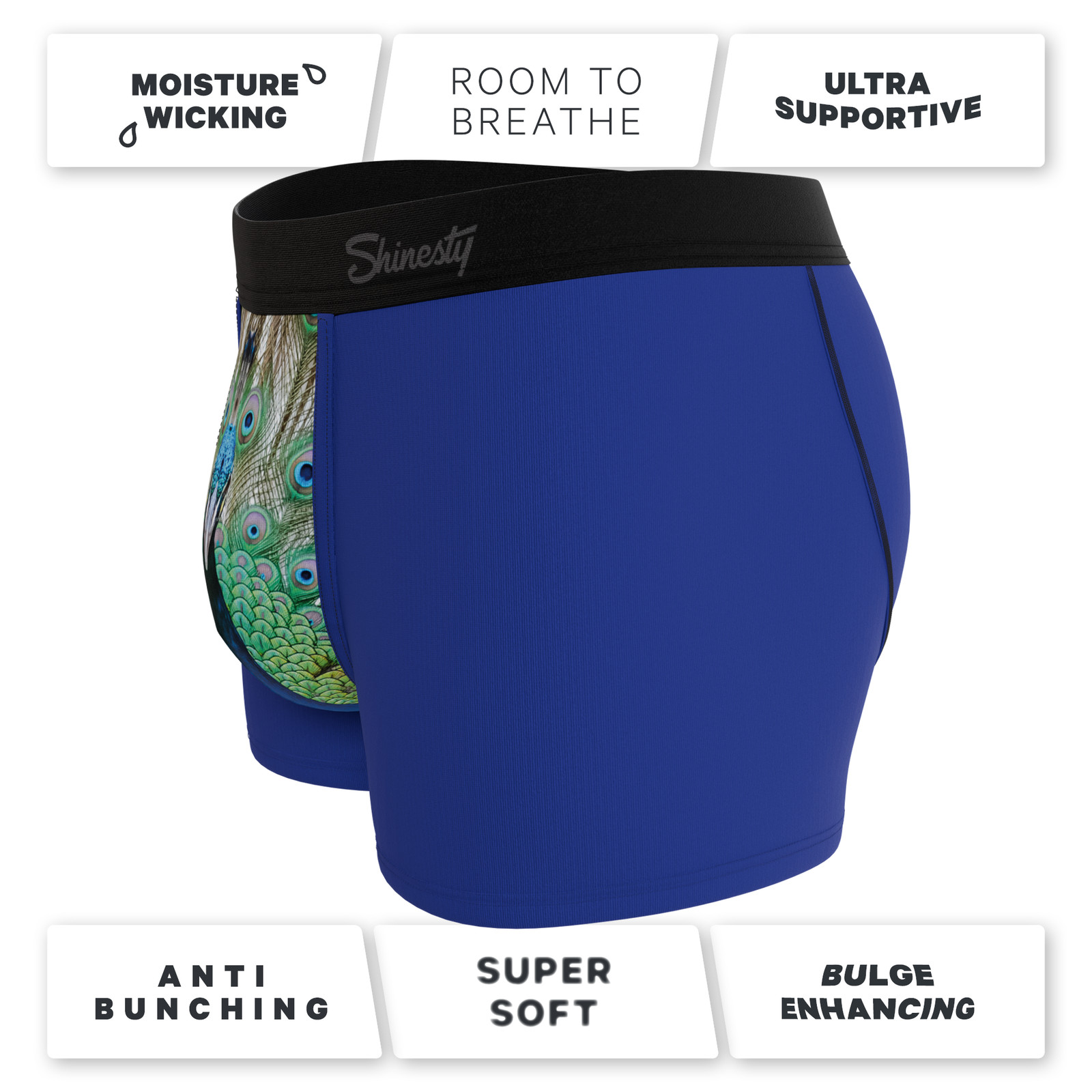 The Fancy Feather | Peacock Ball Hammock® Pouch Trunks Underwear