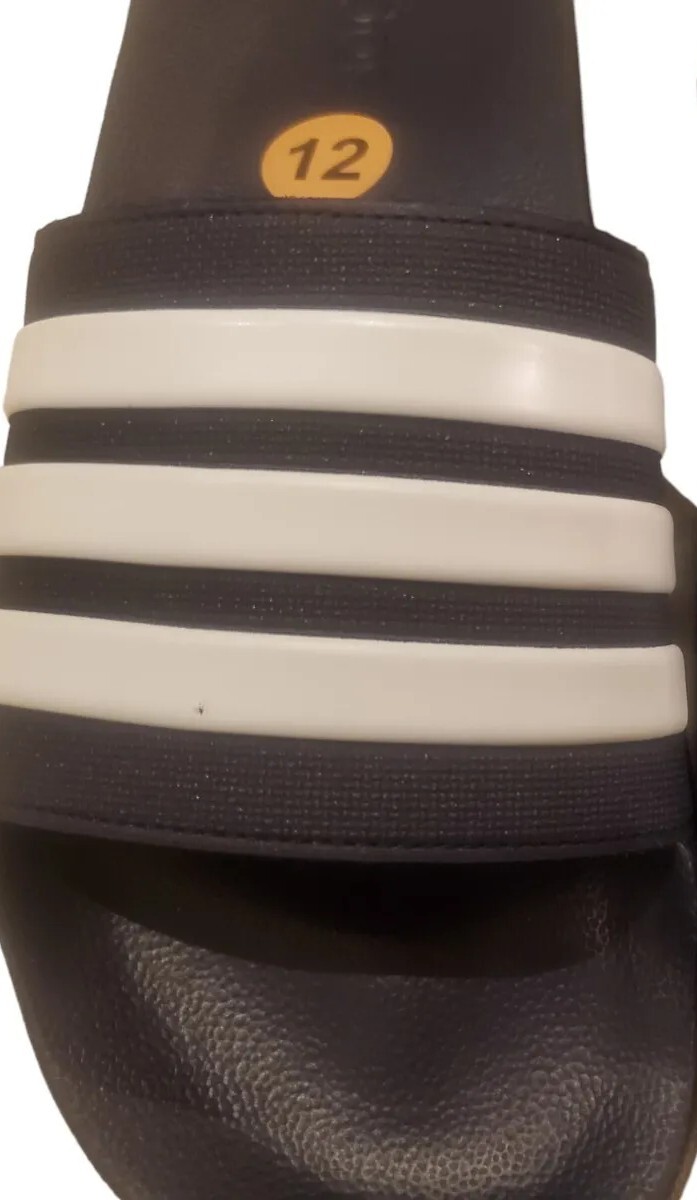 Adidas Unisex Adilette Shower Slides Sandal, Blu/White, 12 Men US GZ5920