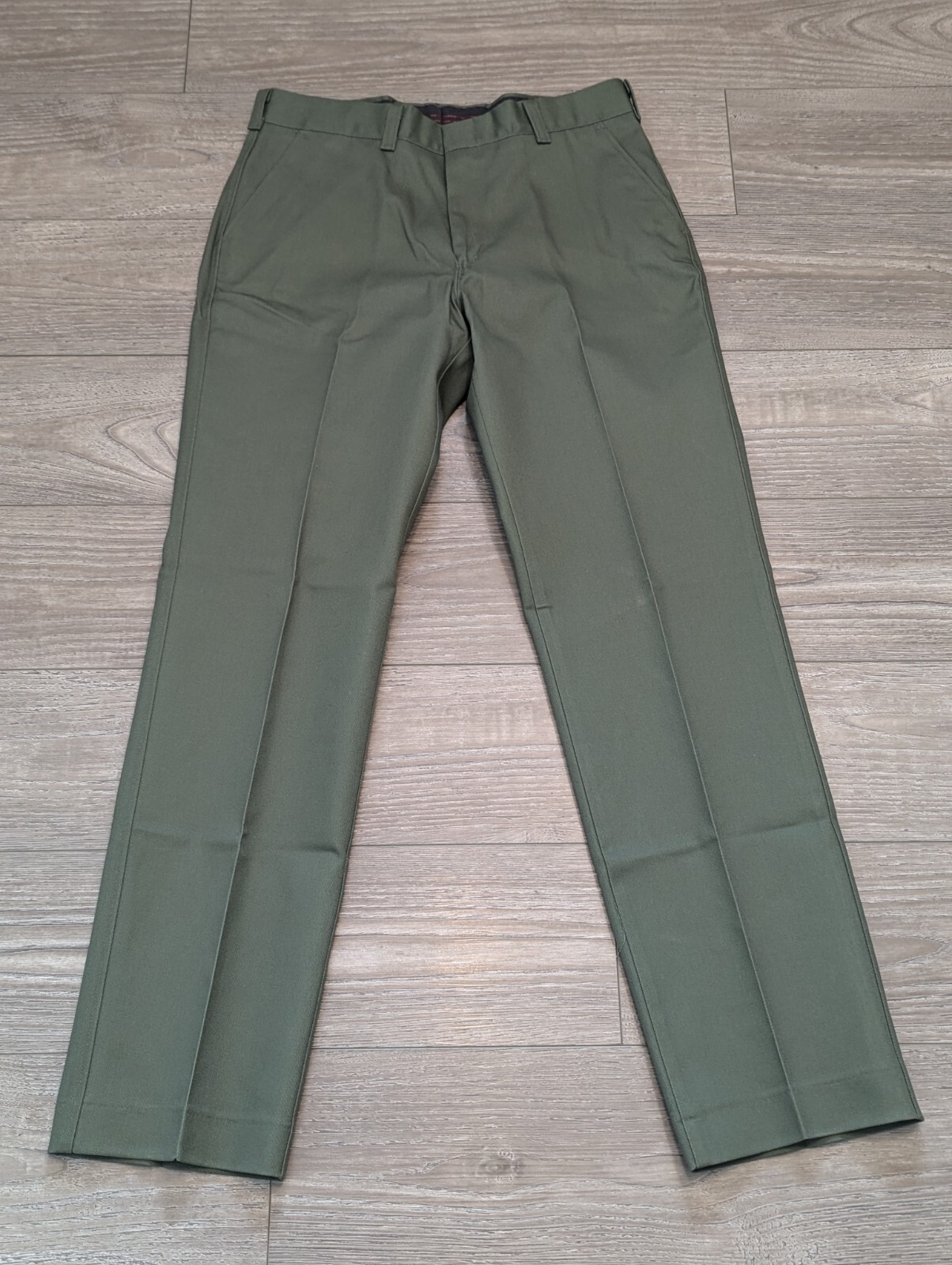 Vtg Lion Apparel Traditional FS300 50/50 Poly/Cotton Men’s 38L Pants Green NOS