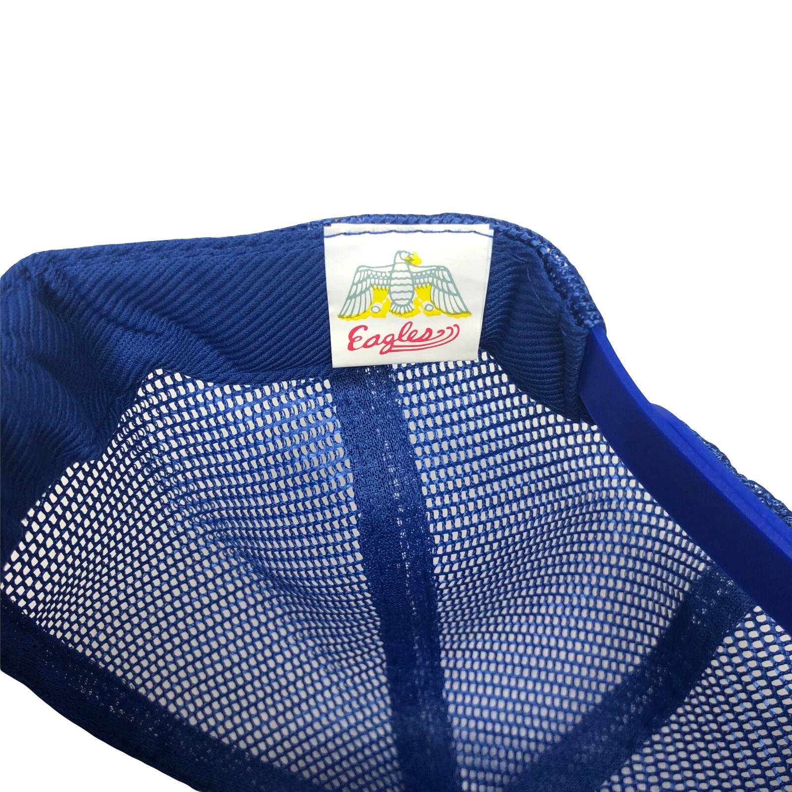 Vintage US Navy Blue Angels Trucker Hat Snapback Mesh Scrambled Eggs F-18 NOS