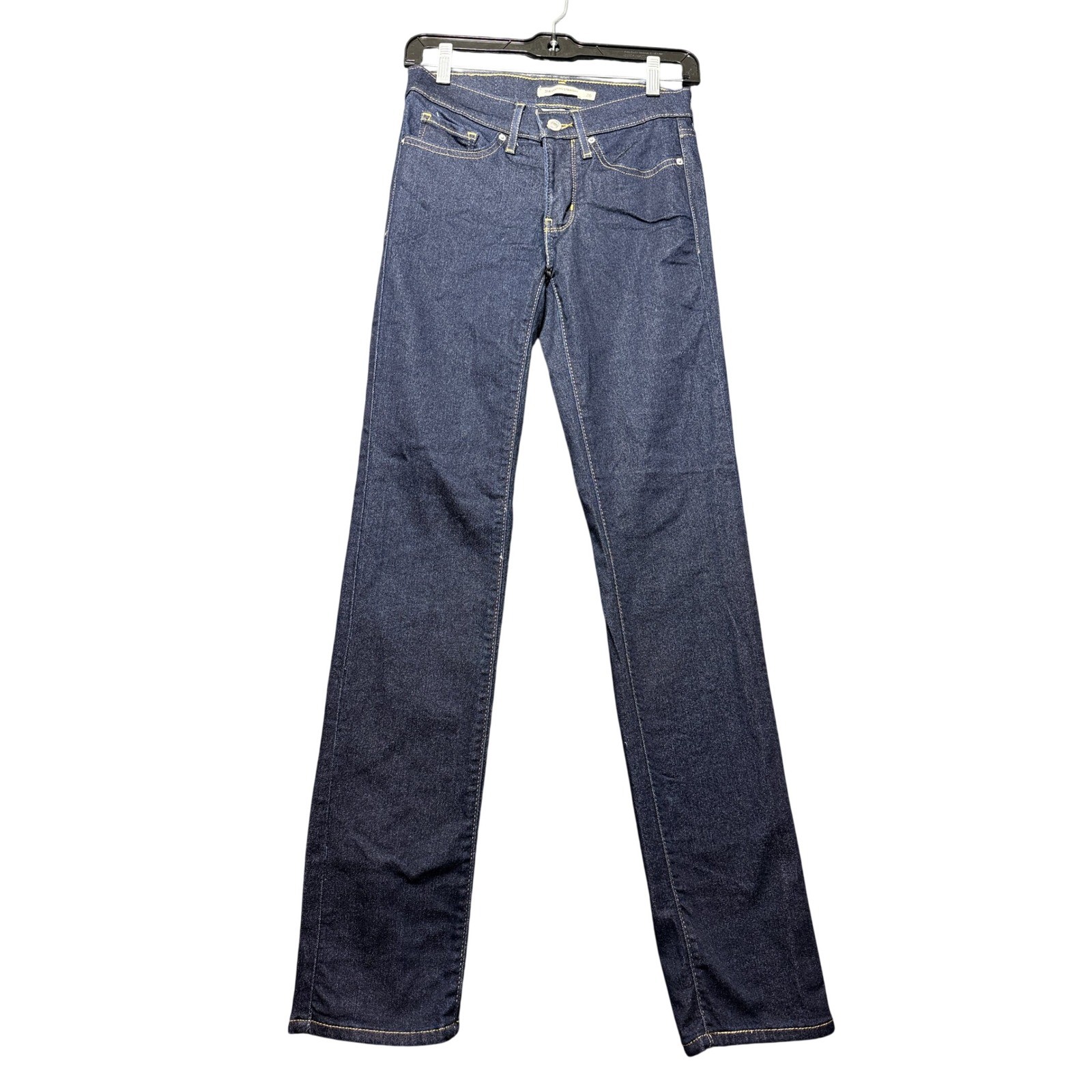 Levi’s 314 Shaping Straight Jeans Womens 26 Dark Wash Excellent Straight Leg