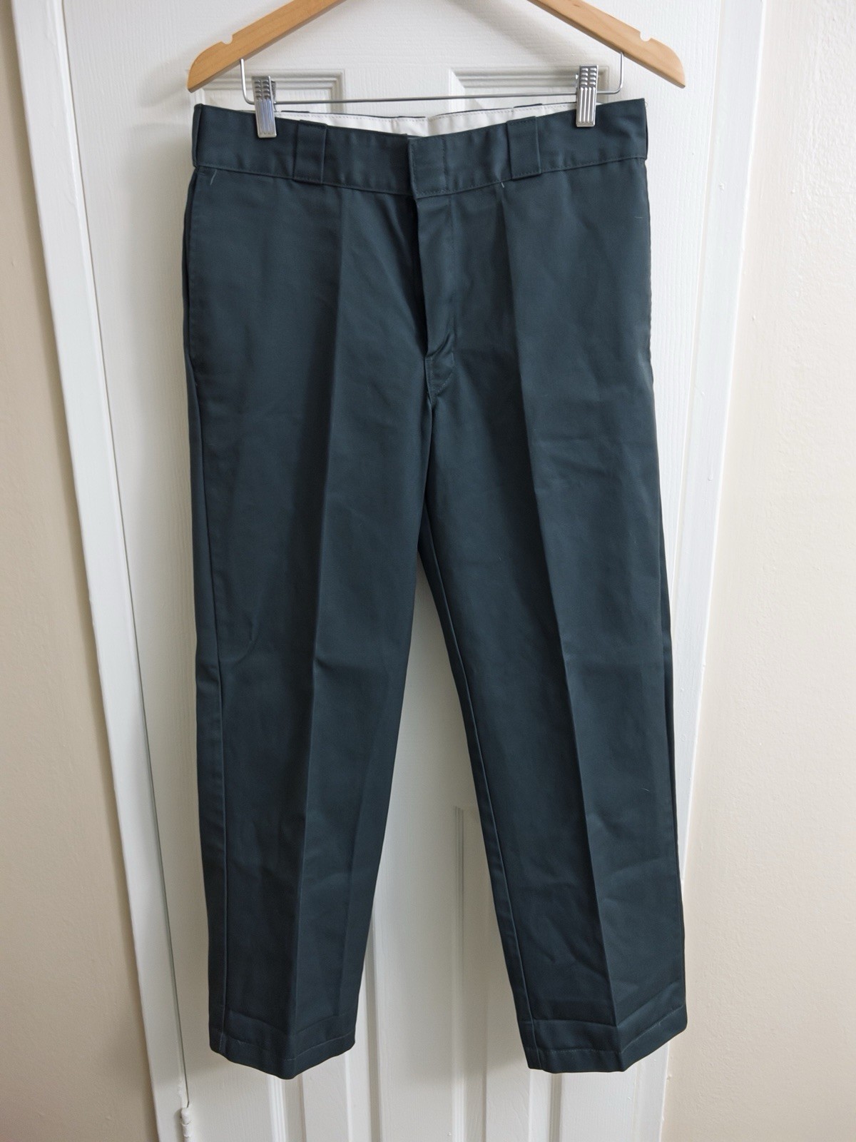 Dickies 874 Original Fit Gray Twill Work Pants Cotton Blend Men’s 34×30