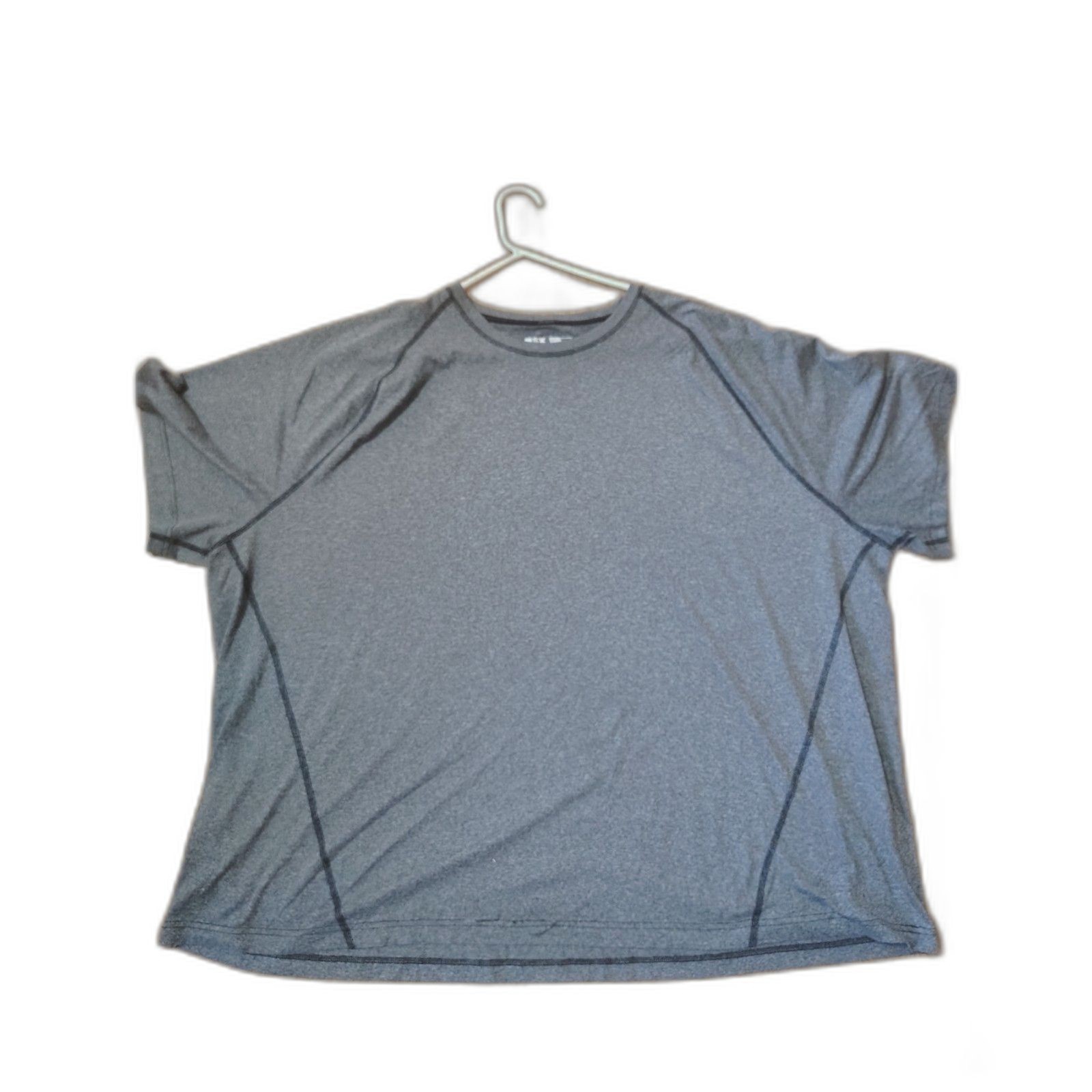 MSX Michael Strahan 4XL Gray Performance Athletic T-Shirt Big & Tall