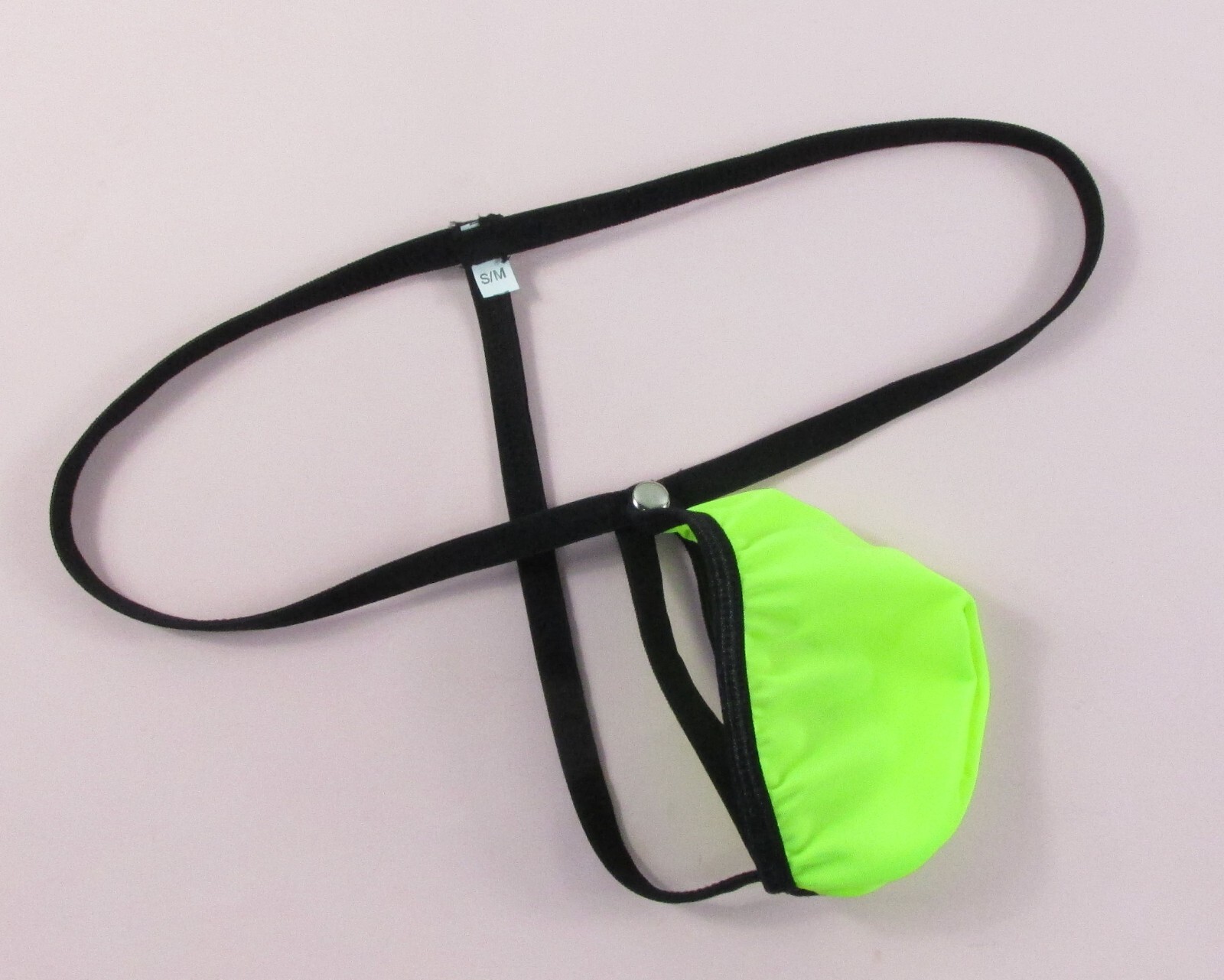 K226 G2262 Mens Sexy String Thong Pouch Snap Closure Open Soft Smooth Silky