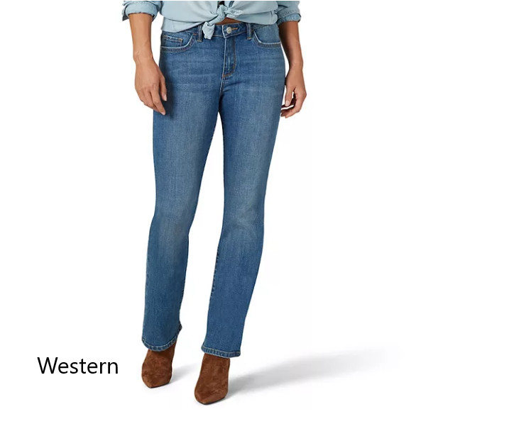 Lee Legendary Women’s Bootcut Mid Rise Jeans 18 Med Color: Western (3521723)