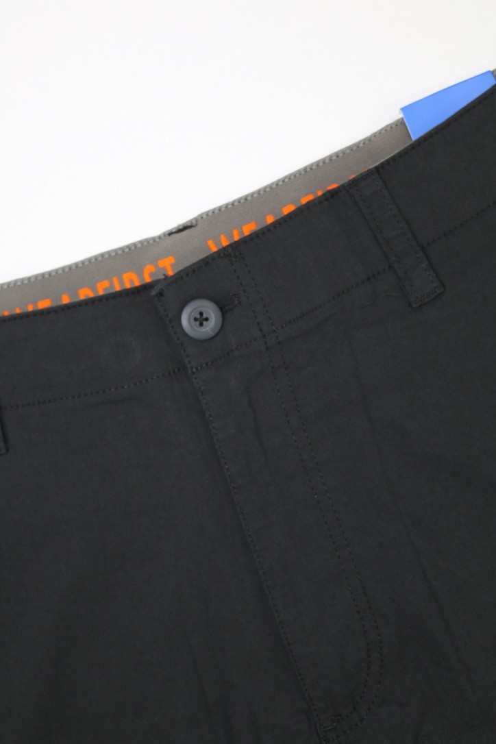 Wearfirst Mens Cargo Short Black Sz L 9in Inseam Stretch Soft Touch Comfort