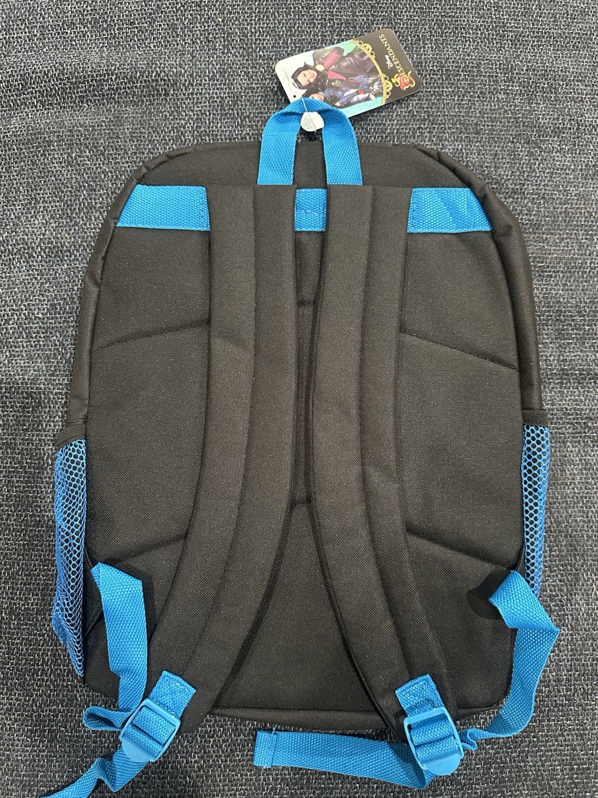 Disney Descendants Evie Mal Carlos Jay Large Multicolor Polyester Backpack Zip