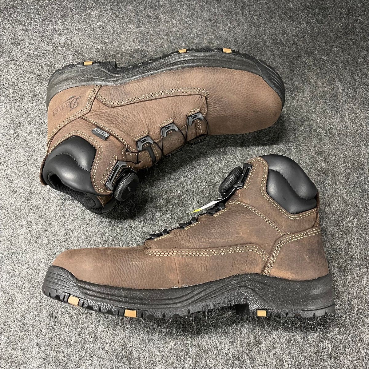 DANNER Caliper BOA 6″ Work Boot Men’s Size US 9 D Brown Aluminum Toe