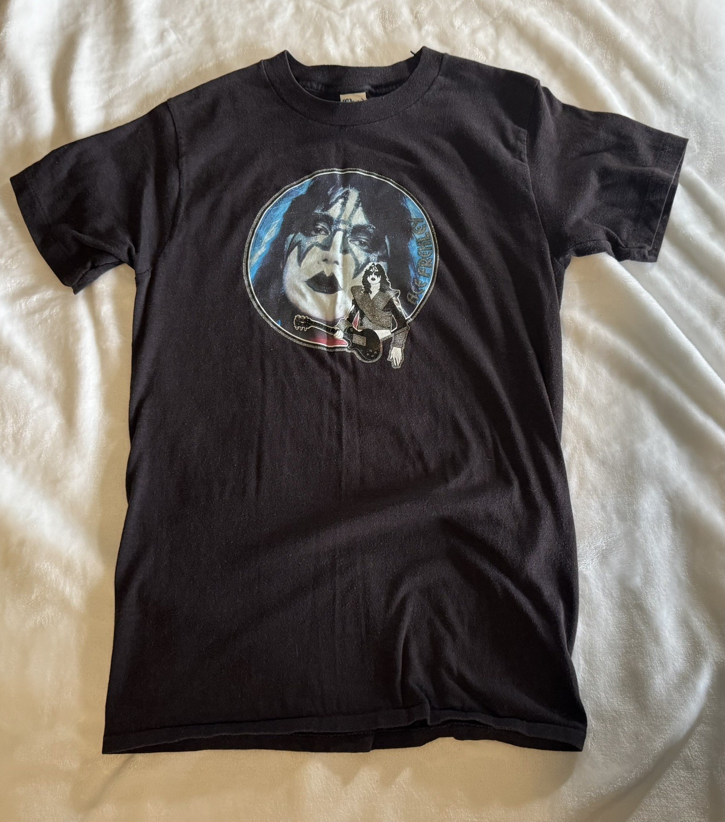 Ched Quality Knits by Anvil Vintage Ace Frehley T-Shirt Medium