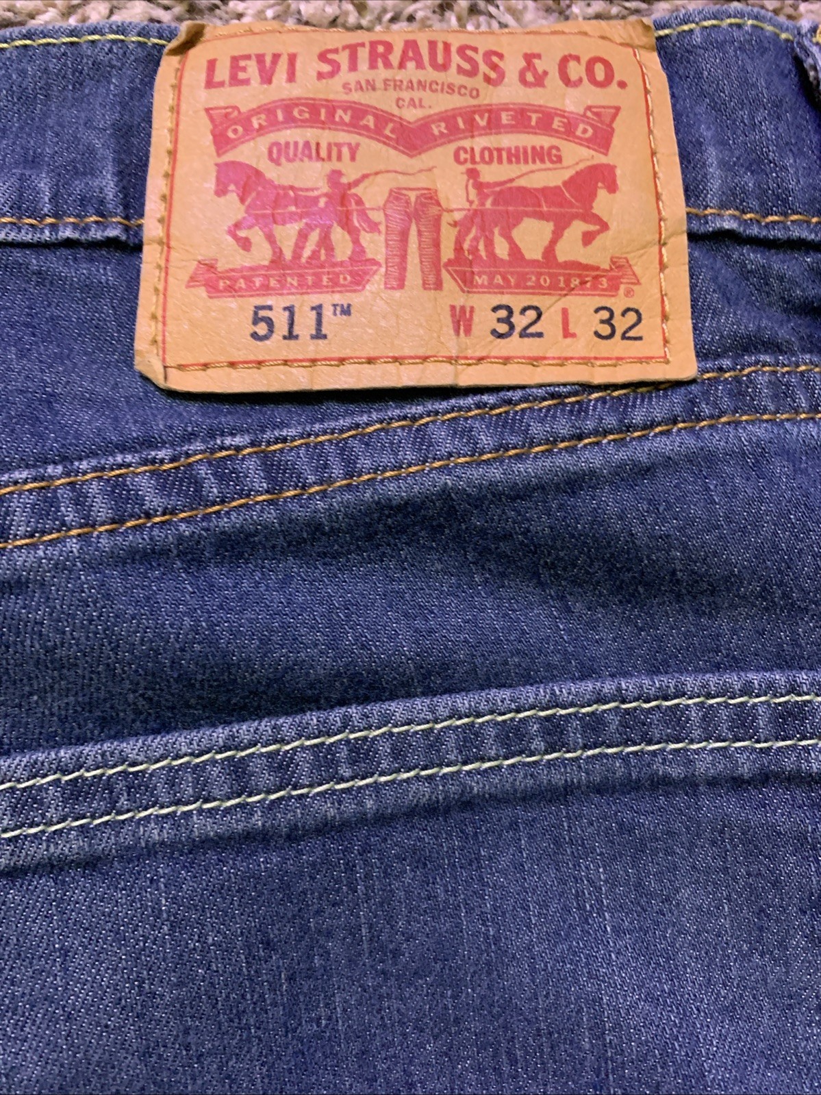 Levi’s 511 Skinny Blue Jeans Size 32X32