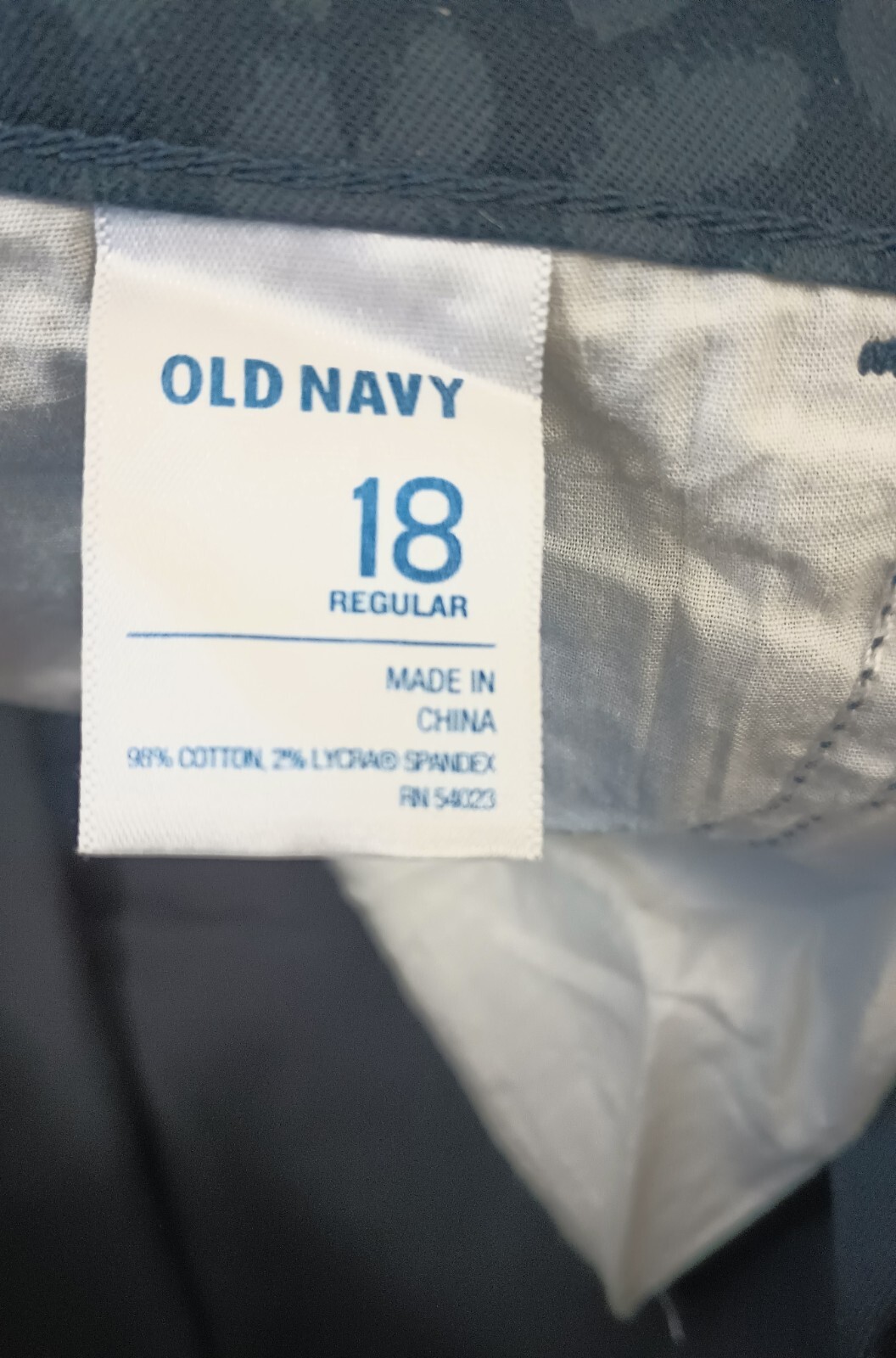Old Navy Rockstar Womens 18 Reg Denim Jeans Black Gray Spotted Animal Pants