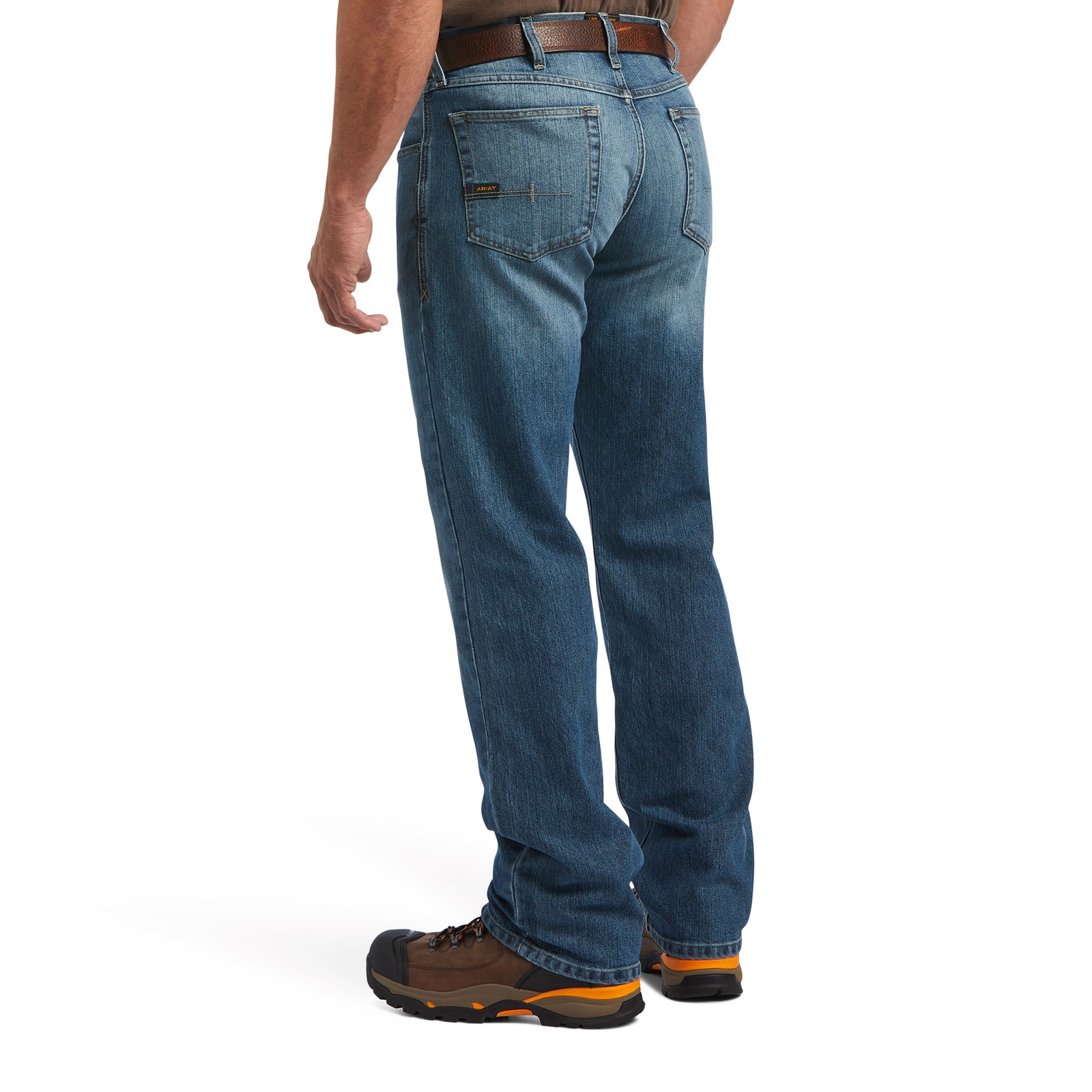 Ariat, M5 Straight Leg Jean, Waist 42 in, Inseam 30 in, Color Blue, Model#