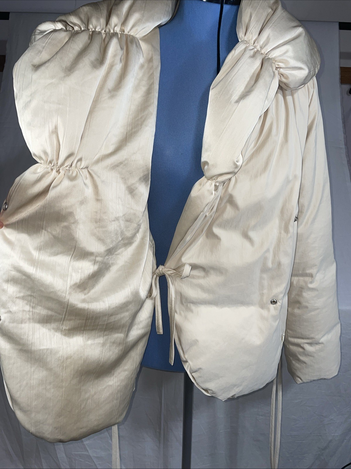 Weekend Max Mara Women’s Coat S Cream 100% Polyamide Puffer Jacket