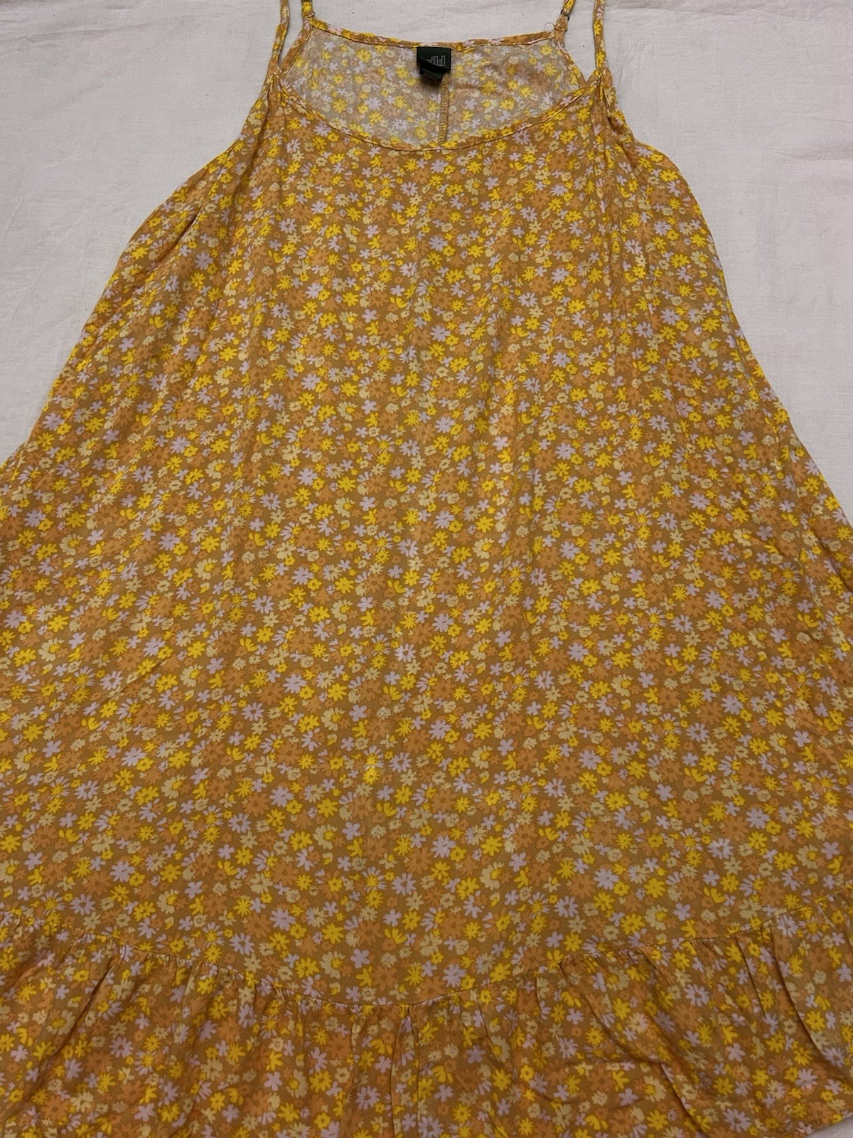 summer yellow floral wild fable mini dress