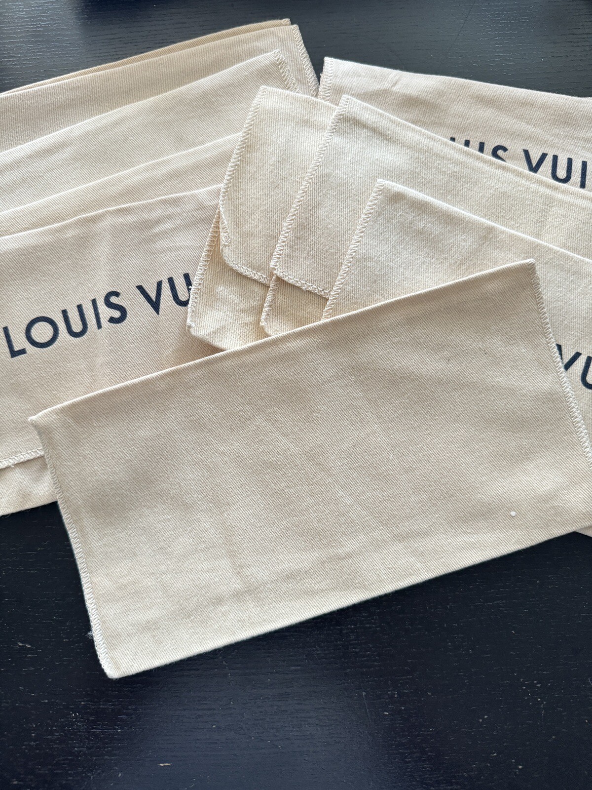 Authentic Louis Vuitton Dust Bag Envelope Flap Style Size 9×5” (1Piece)
