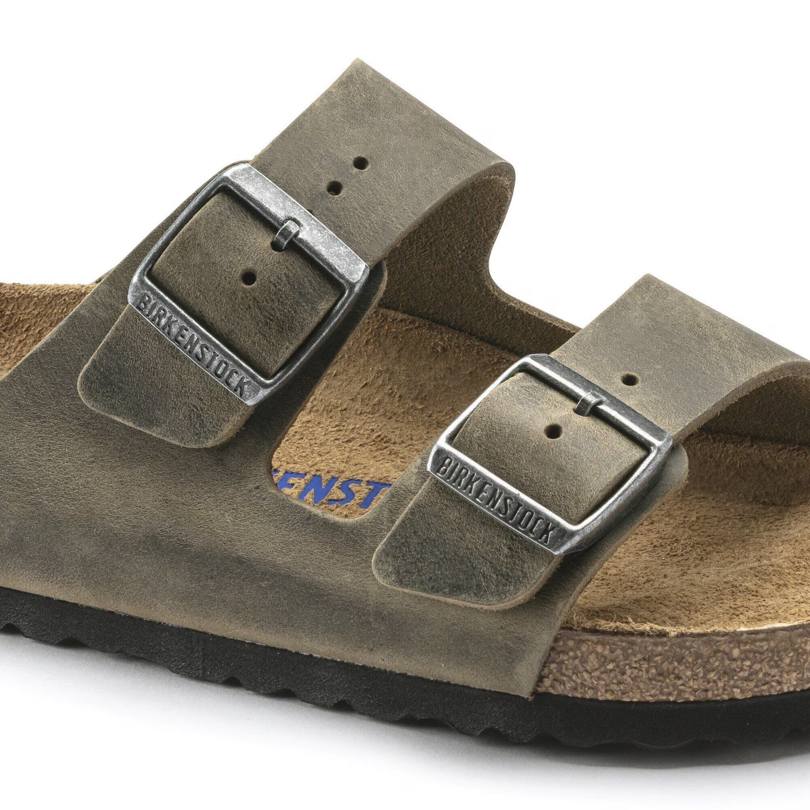 Birkenstock Arizona Soft Footbed Oiled Leather Sandals – Faded Khaki