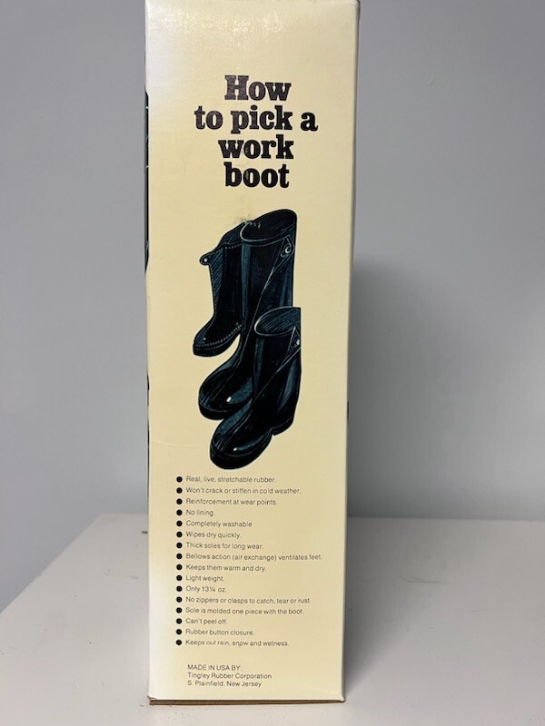 Tingley 10″ Overshoe Work Boot XL, Yellow Toe Size 11-13