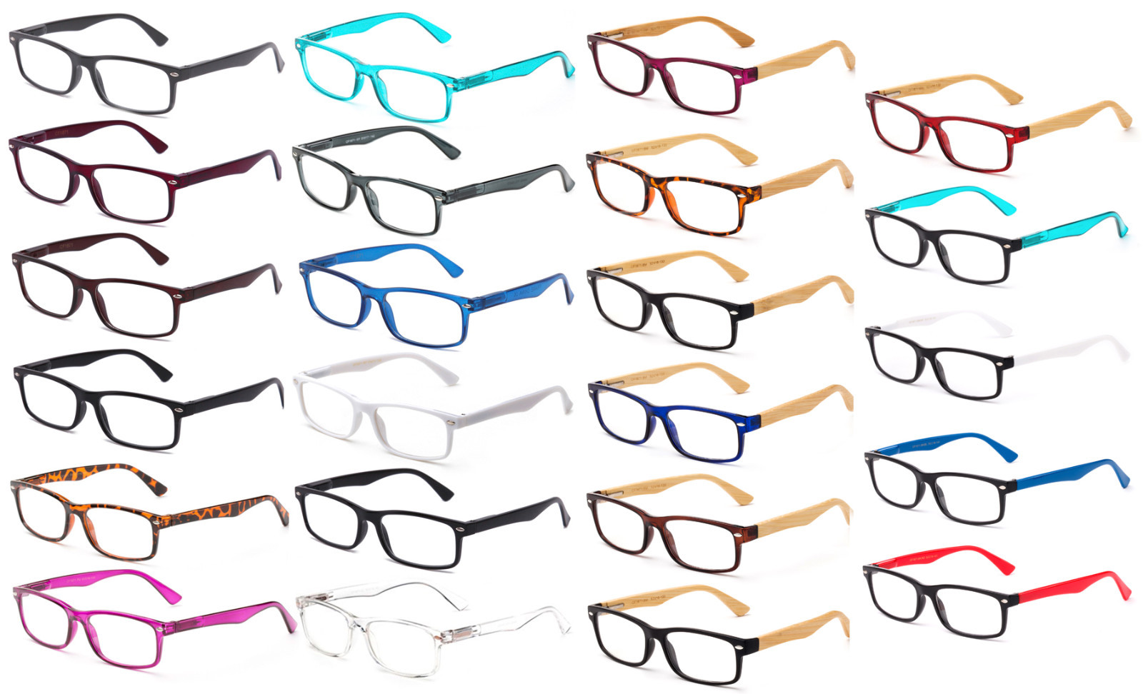Clear Lens Glasses Spring Hinge Classic Fake Smart Design Quality UV Protected