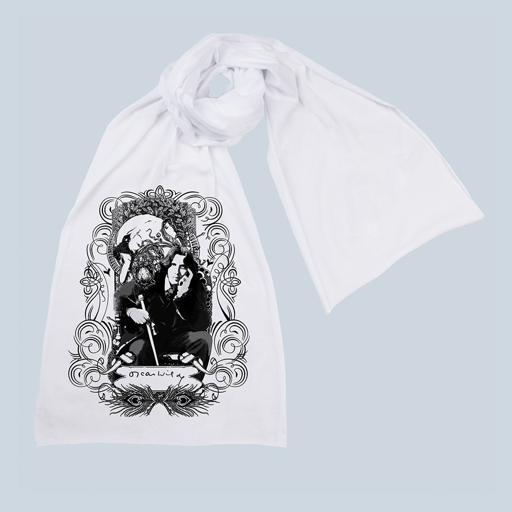 Oscar Wilde Screen printed Cotton Scarf