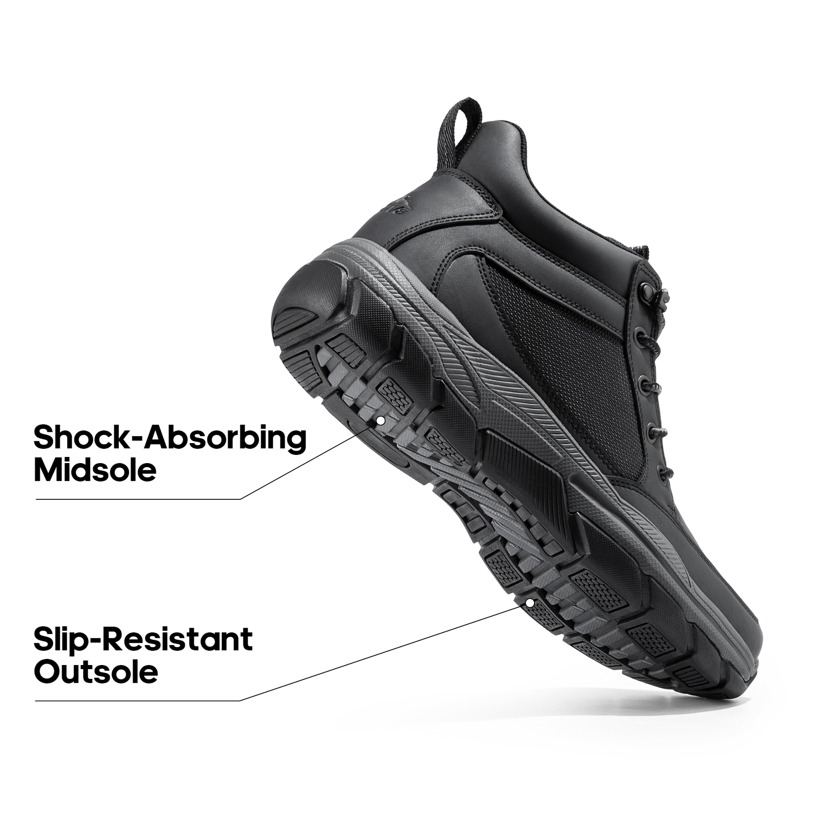 NORTIV 8 Men’s Hiking Boots Lightweight Fashion Casual Chukka Ankle Boots