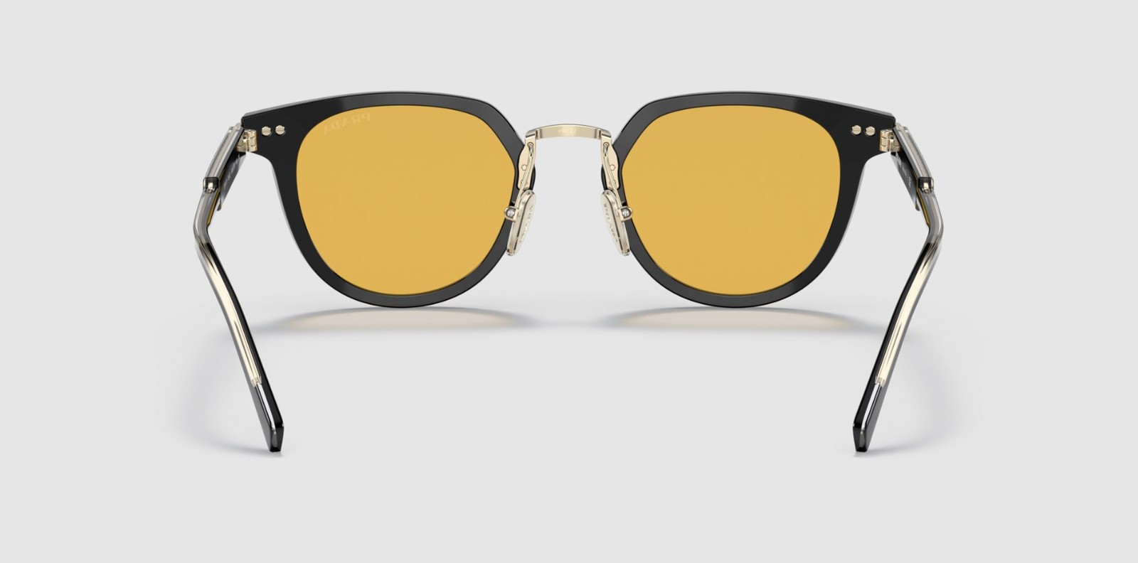 PRADA PR 17YS AAV07M Black Yellow Orange 49 mm Men’s Sunglasses