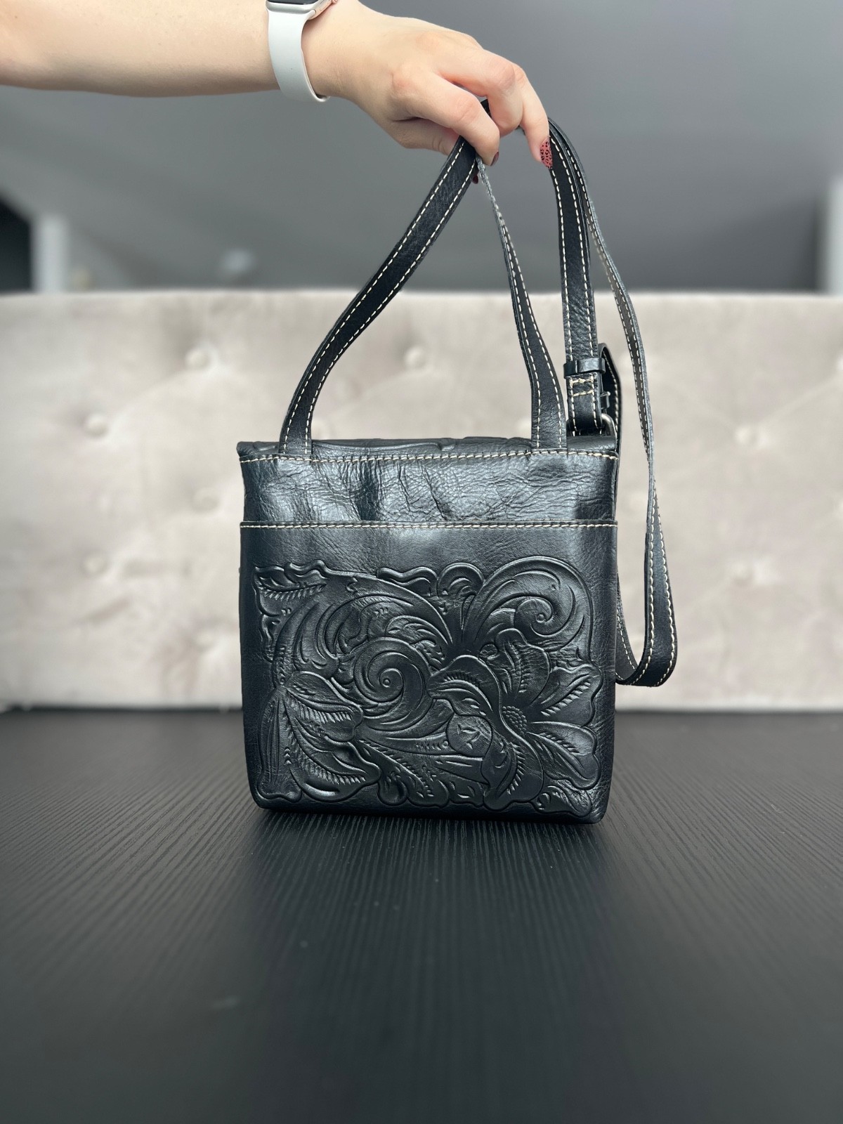 patricia nash handbag crossbody black